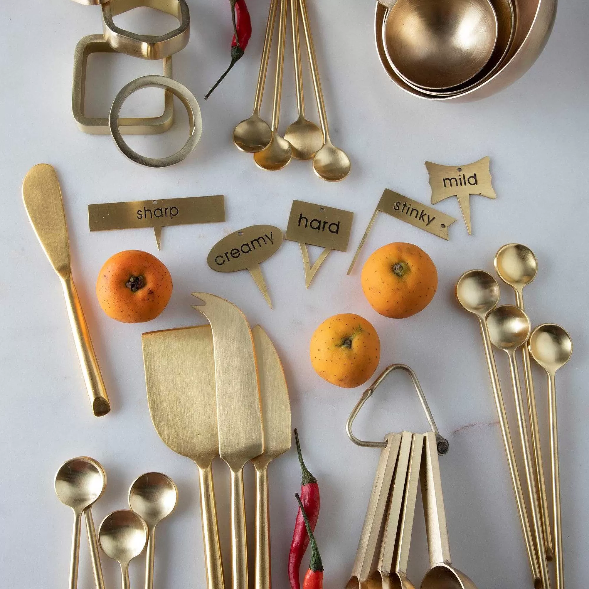 Be Home Cheese Knives & Spreaders<Matte Gold Spreader