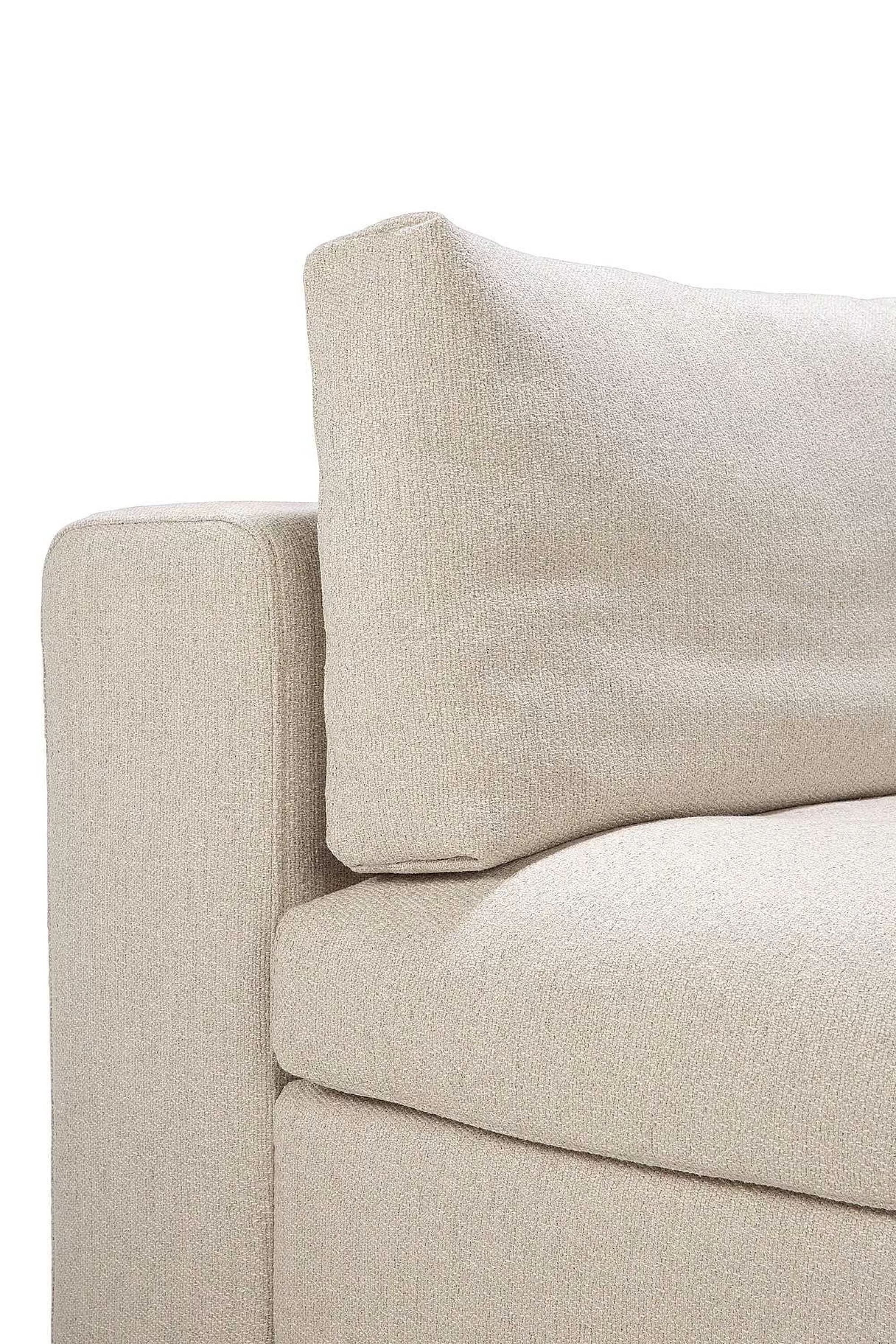 Be Home Sofas<Mellow Corner Eco Fabric Sofa, Off White