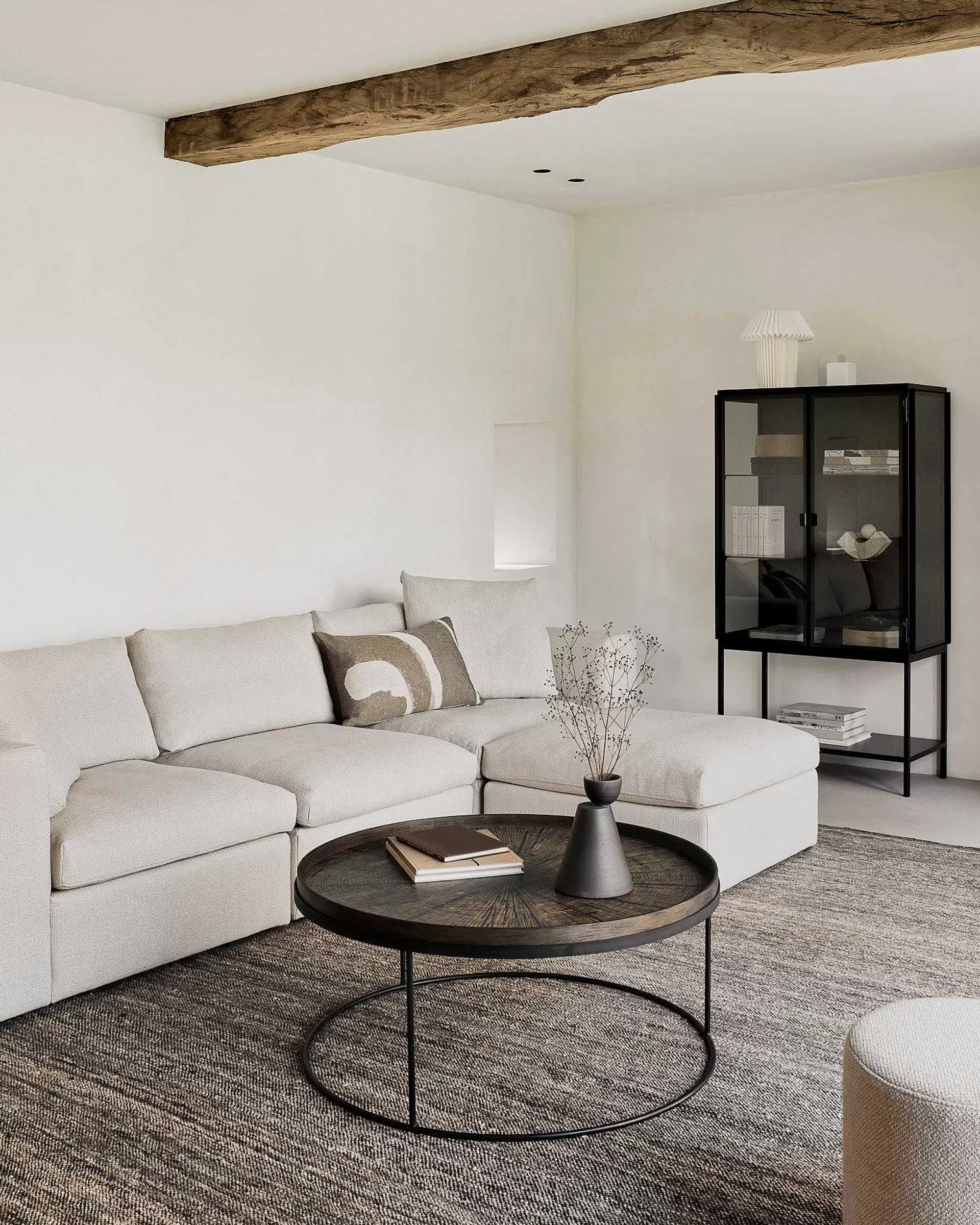 Be Home Sofas<Mellow Corner Eco Fabric Sofa, Off White