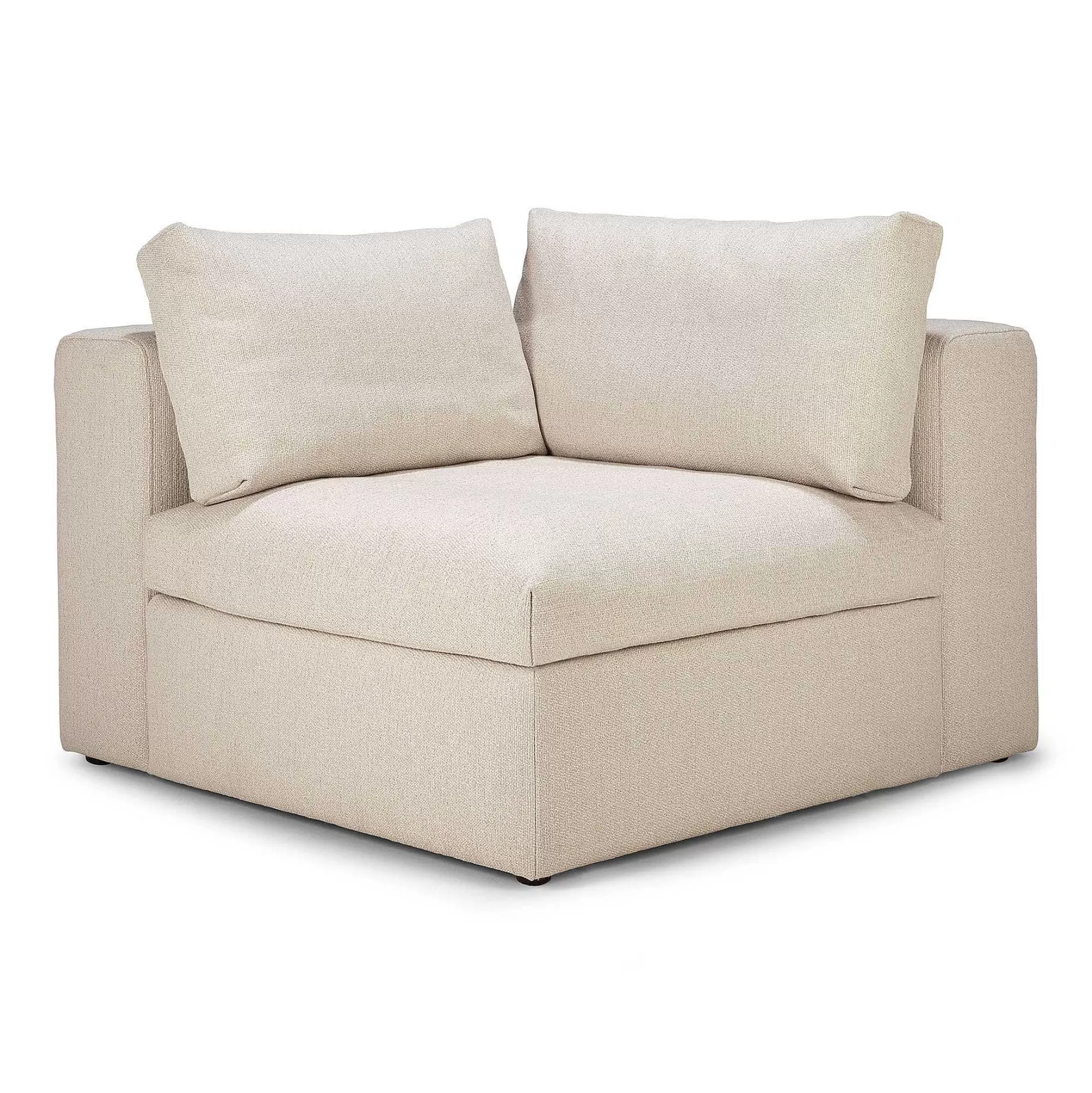 Be Home Sofas<Mellow Corner Eco Fabric Sofa, Off White