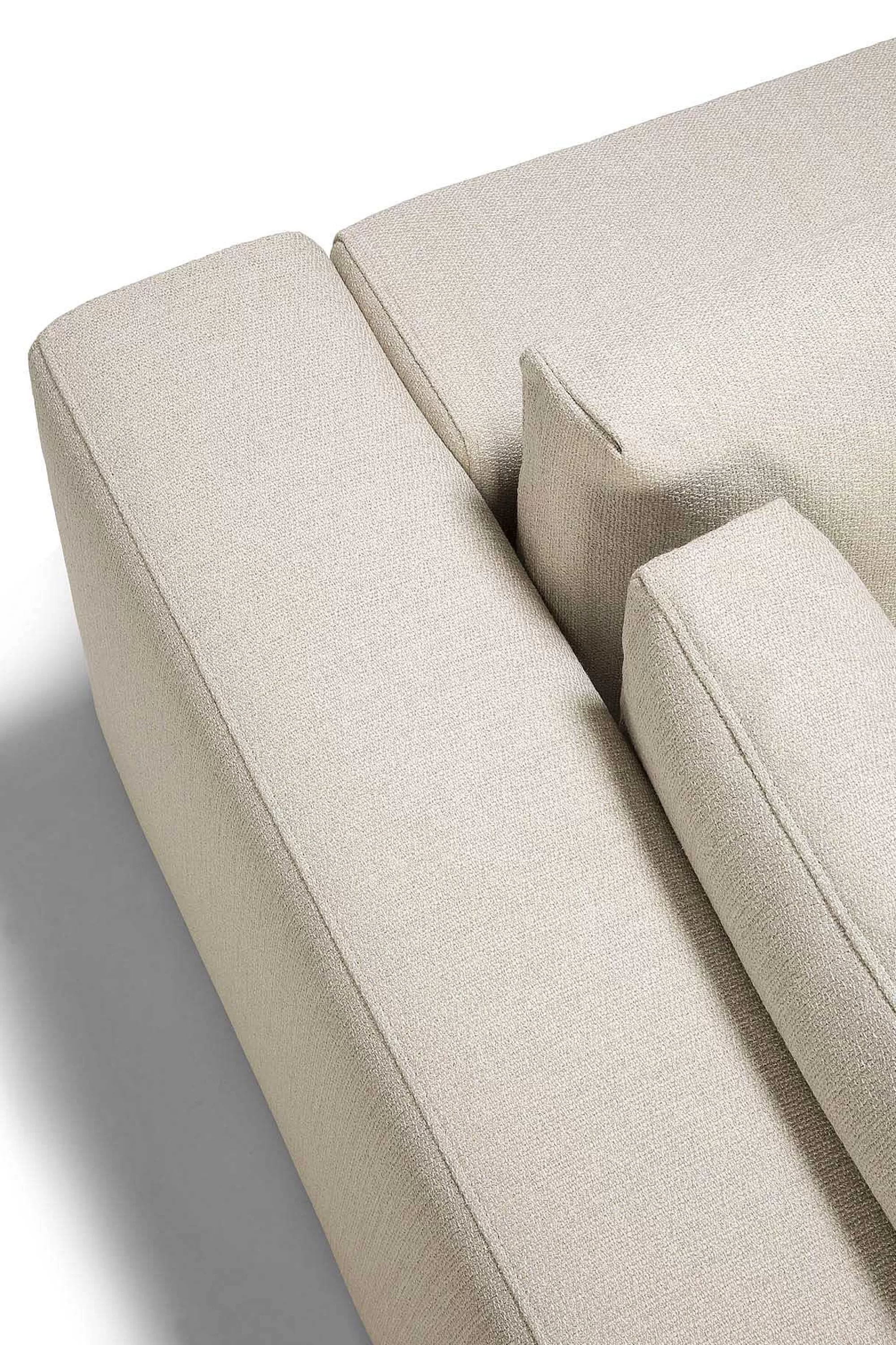 Be Home Sofas<Mellow Corner Eco Fabric Sofa, Off White