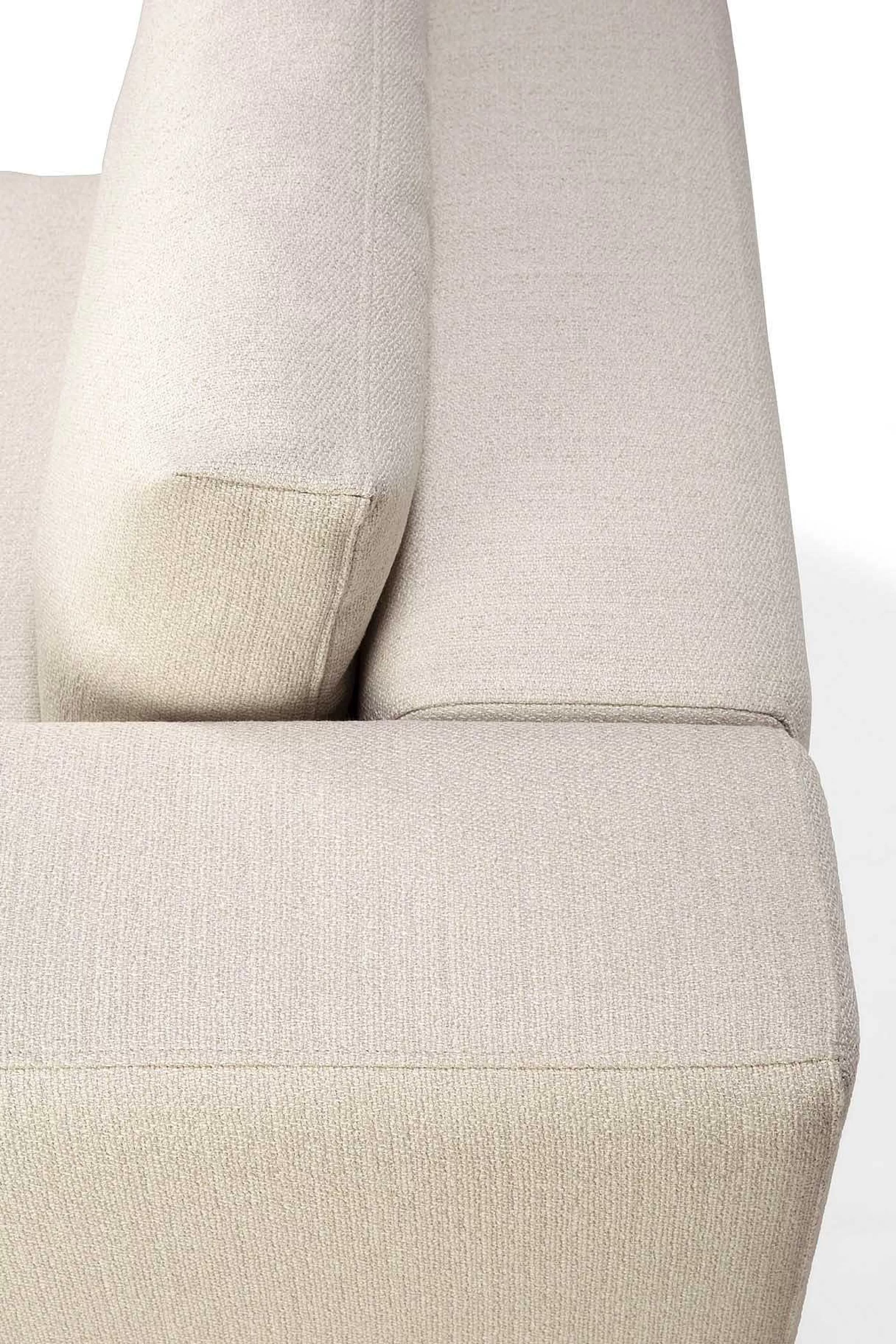 Be Home Sofas<Mellow End Seater With Left Arm Eco Fabric Sofa, Off White