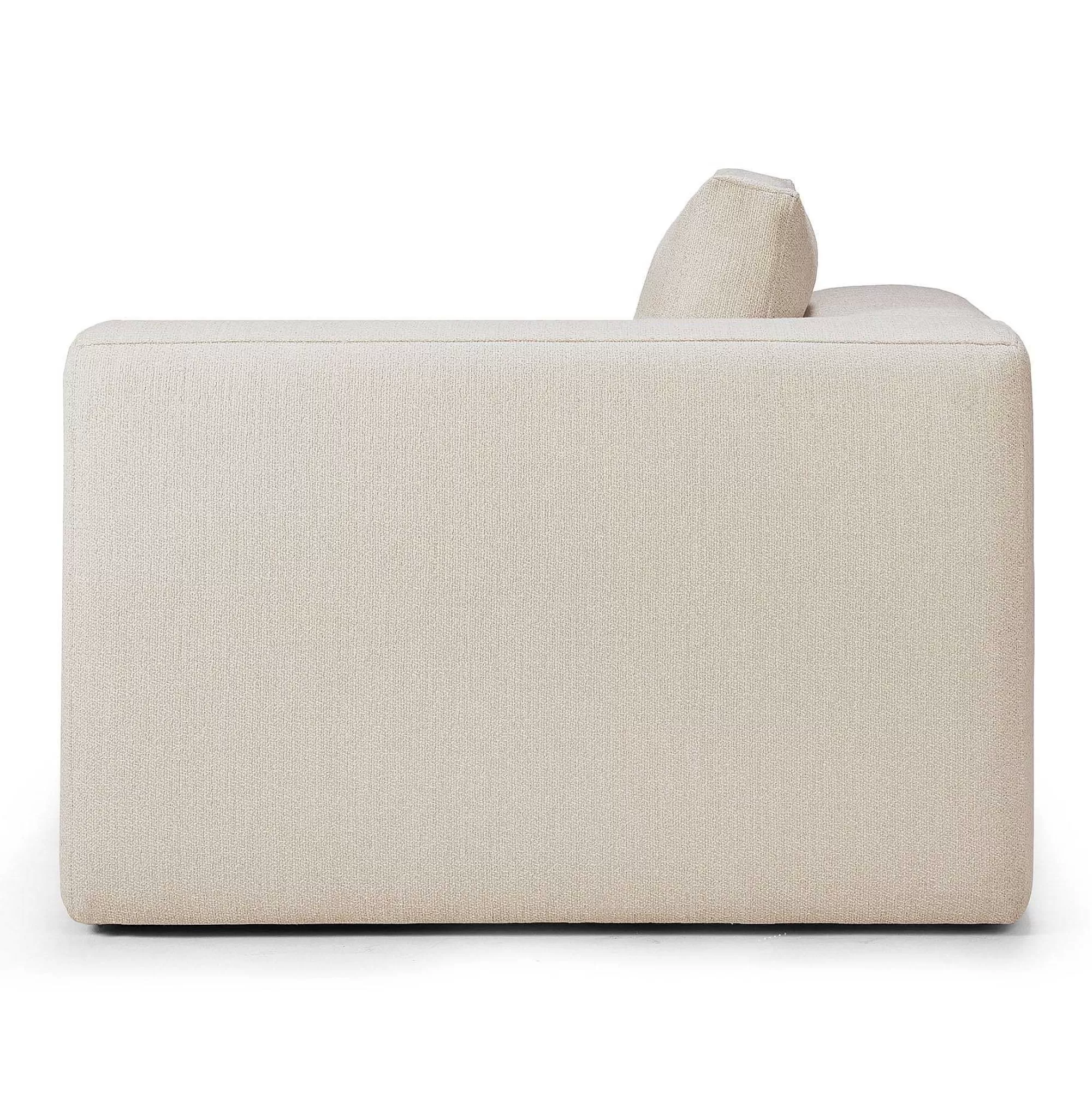 Be Home Sofas<Mellow End Seater With Left Arm Eco Fabric Sofa, Off White