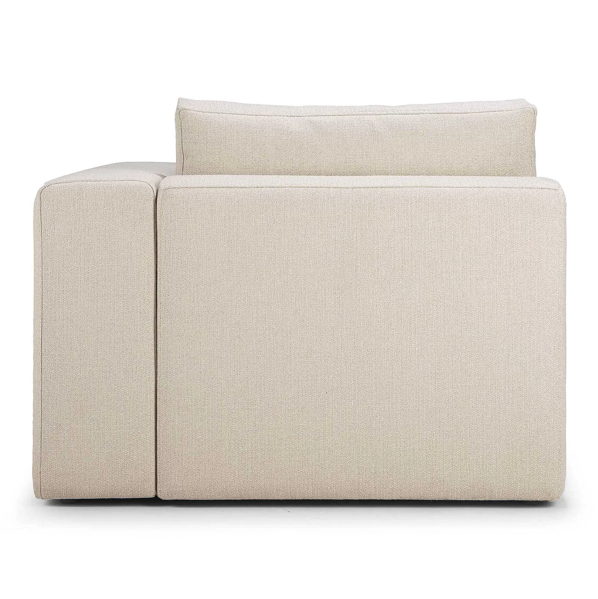 Be Home Sofas<Mellow End Seater With Left Arm Eco Fabric Sofa, Off White