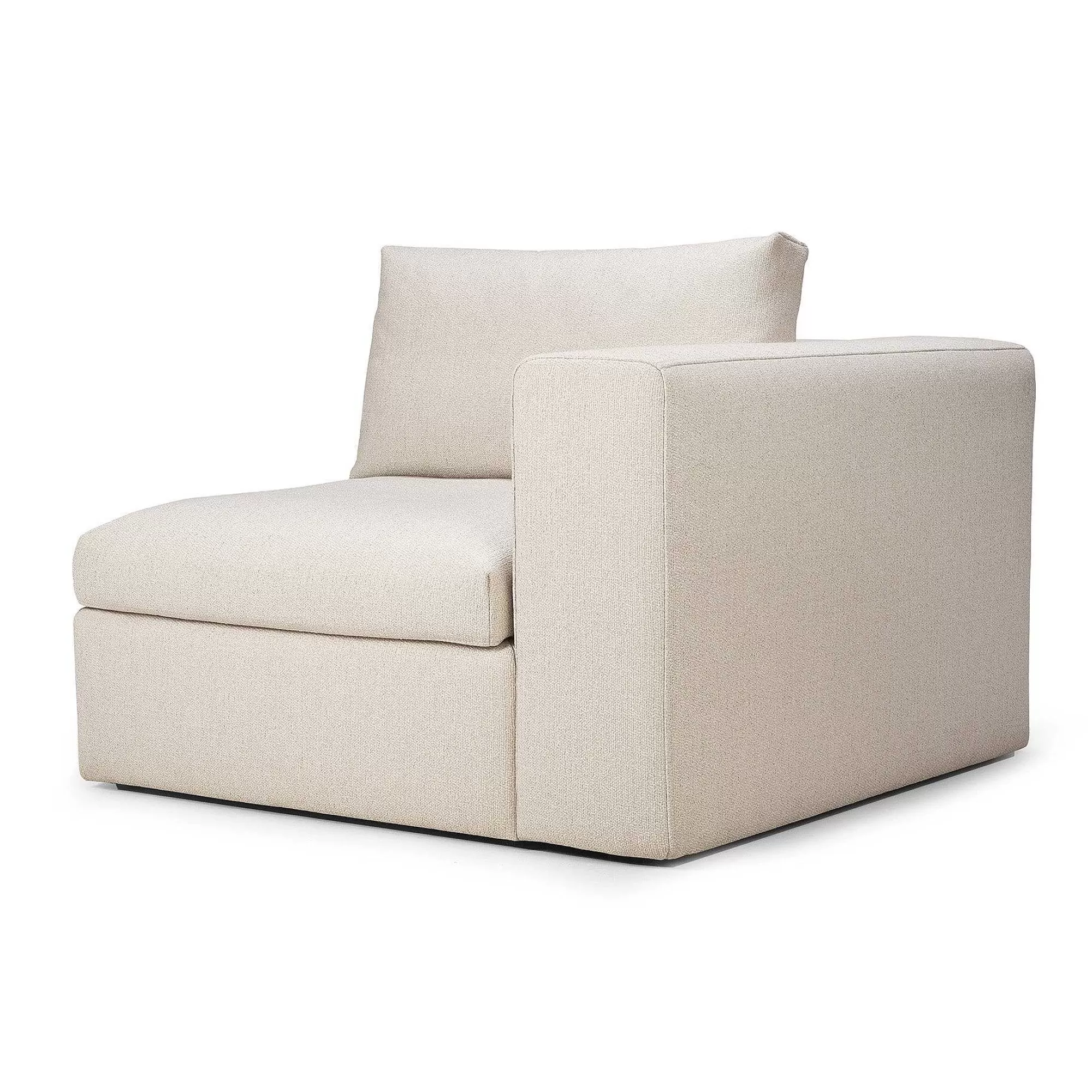Be Home Sofas<Mellow End Seater With Left Arm Eco Fabric Sofa, Off White
