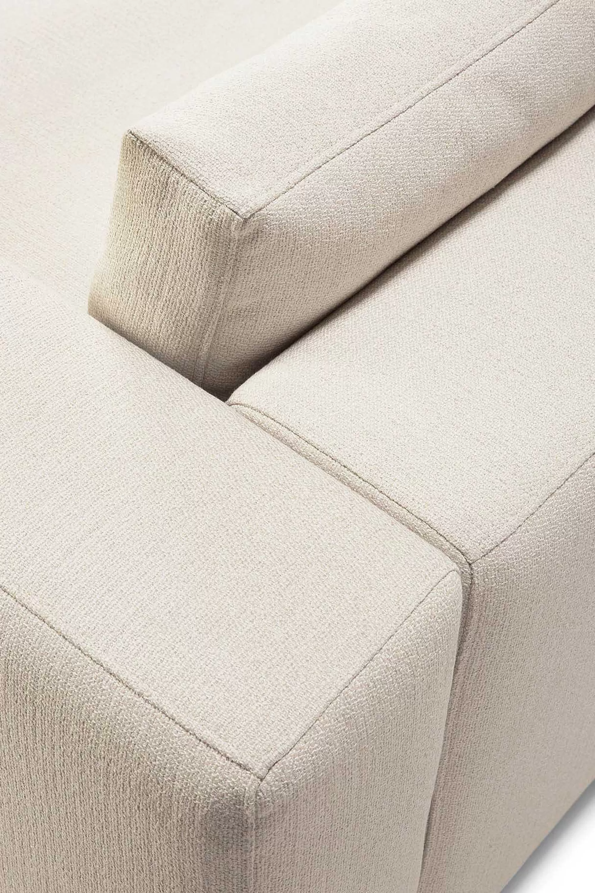 Be Home Sofas<Mellow End Seater With Left Arm Eco Fabric Sofa, Off White