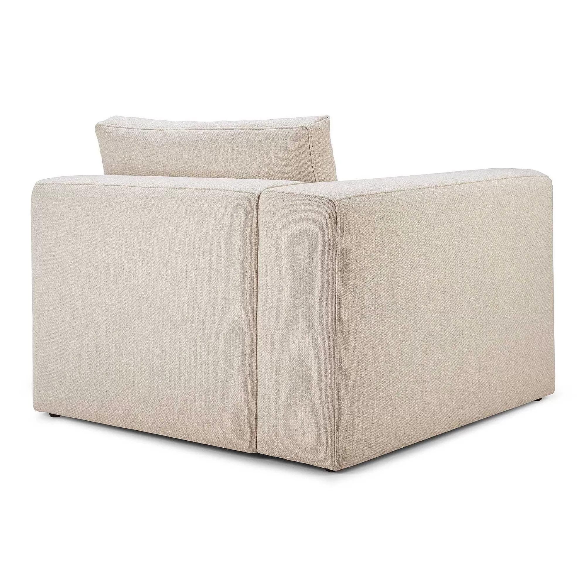 Be Home Sofas<Mellow End Seater With Right Arm Eco Fabric Sofa, Off White