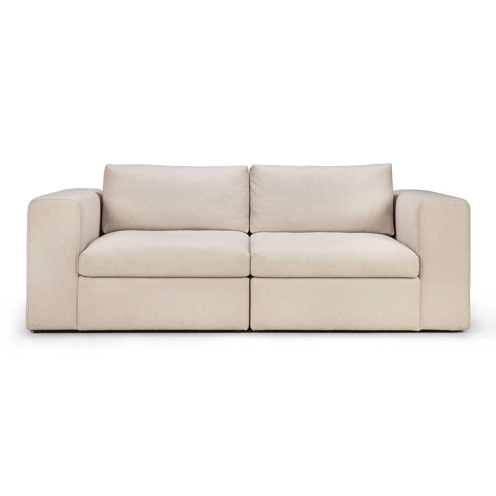 Be Home Sofas<Mellow End Seater With Right Arm Eco Fabric Sofa, Off White