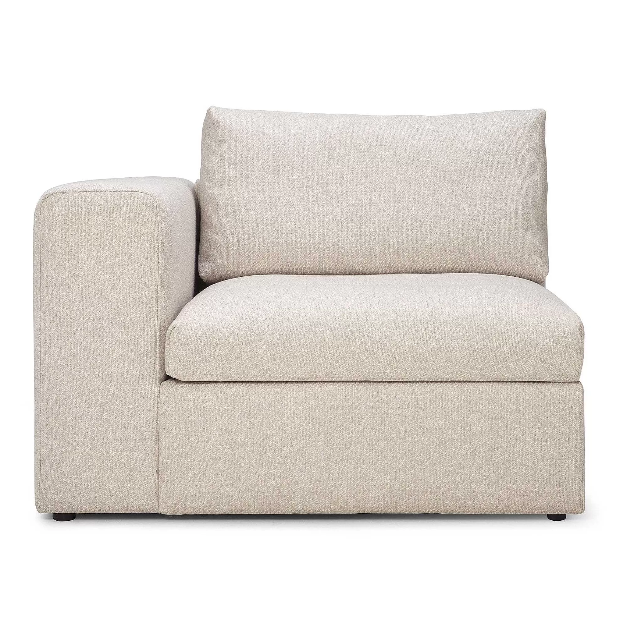Be Home Sofas<Mellow End Seater With Right Arm Eco Fabric Sofa, Off White