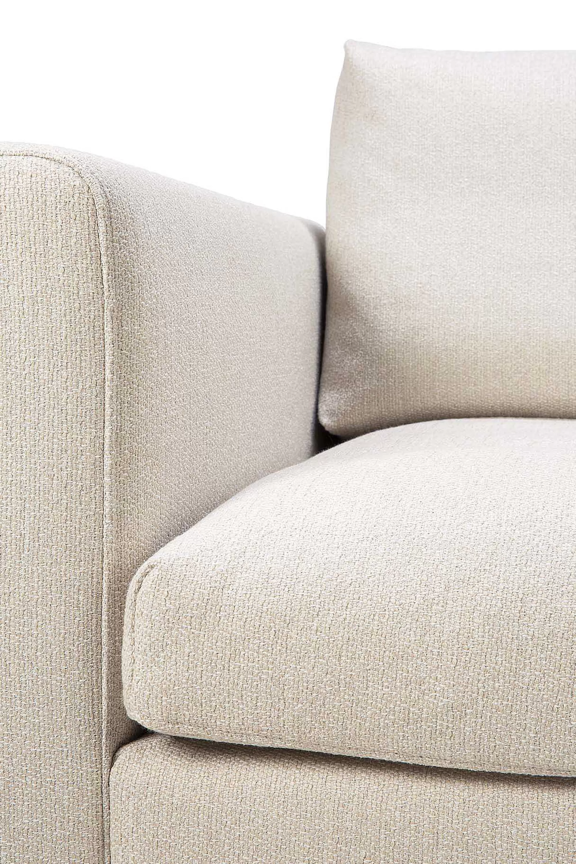 Be Home Sofas<Mellow End Seater With Right Arm Eco Fabric Sofa, Off White