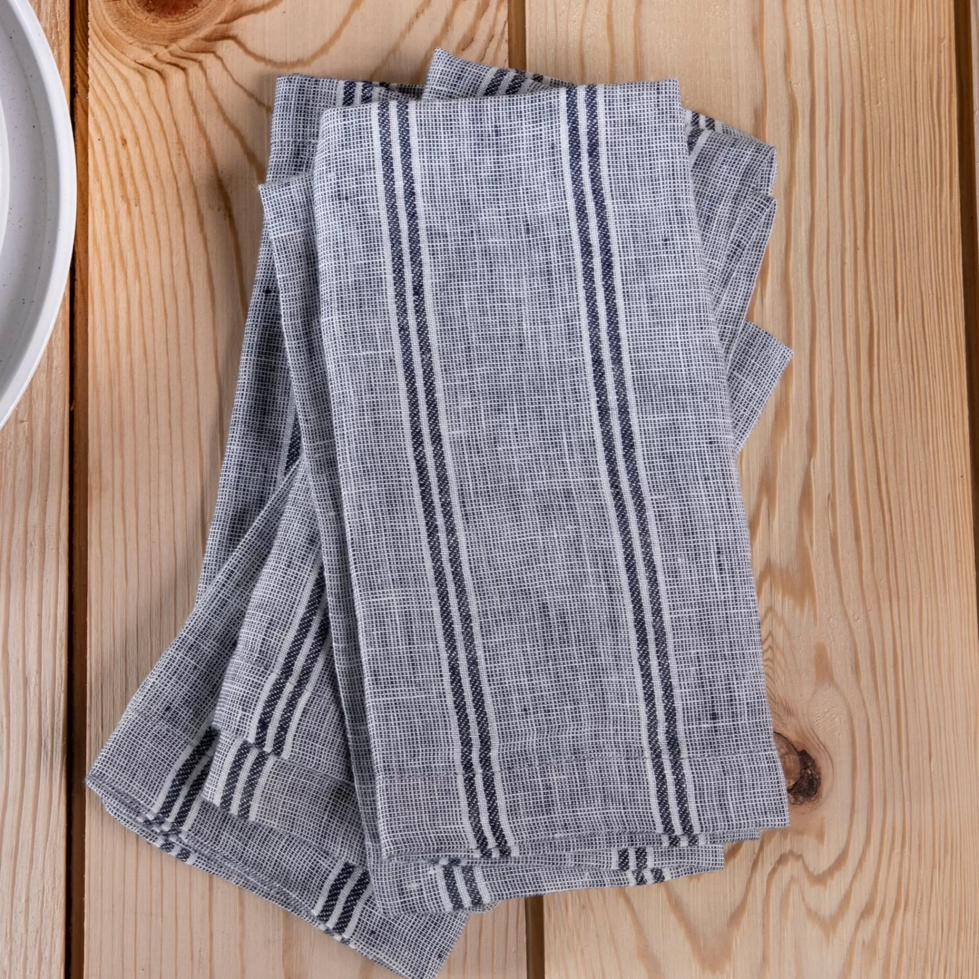 Cheap Be Home Mendocino Napkins, Navy, Set of 4