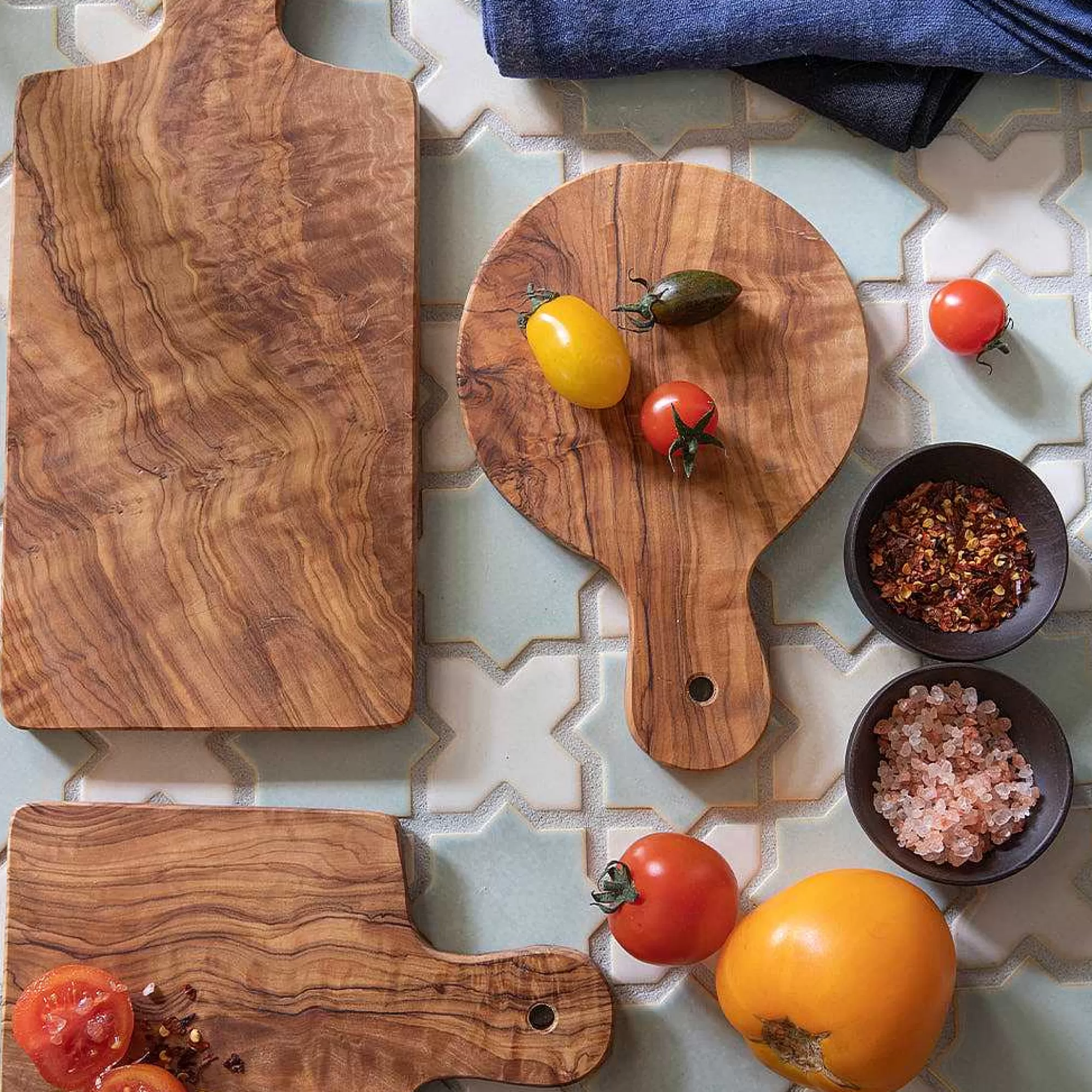 Be Home Wood Serving Boards<Mini Rectangular Olive Wood Board