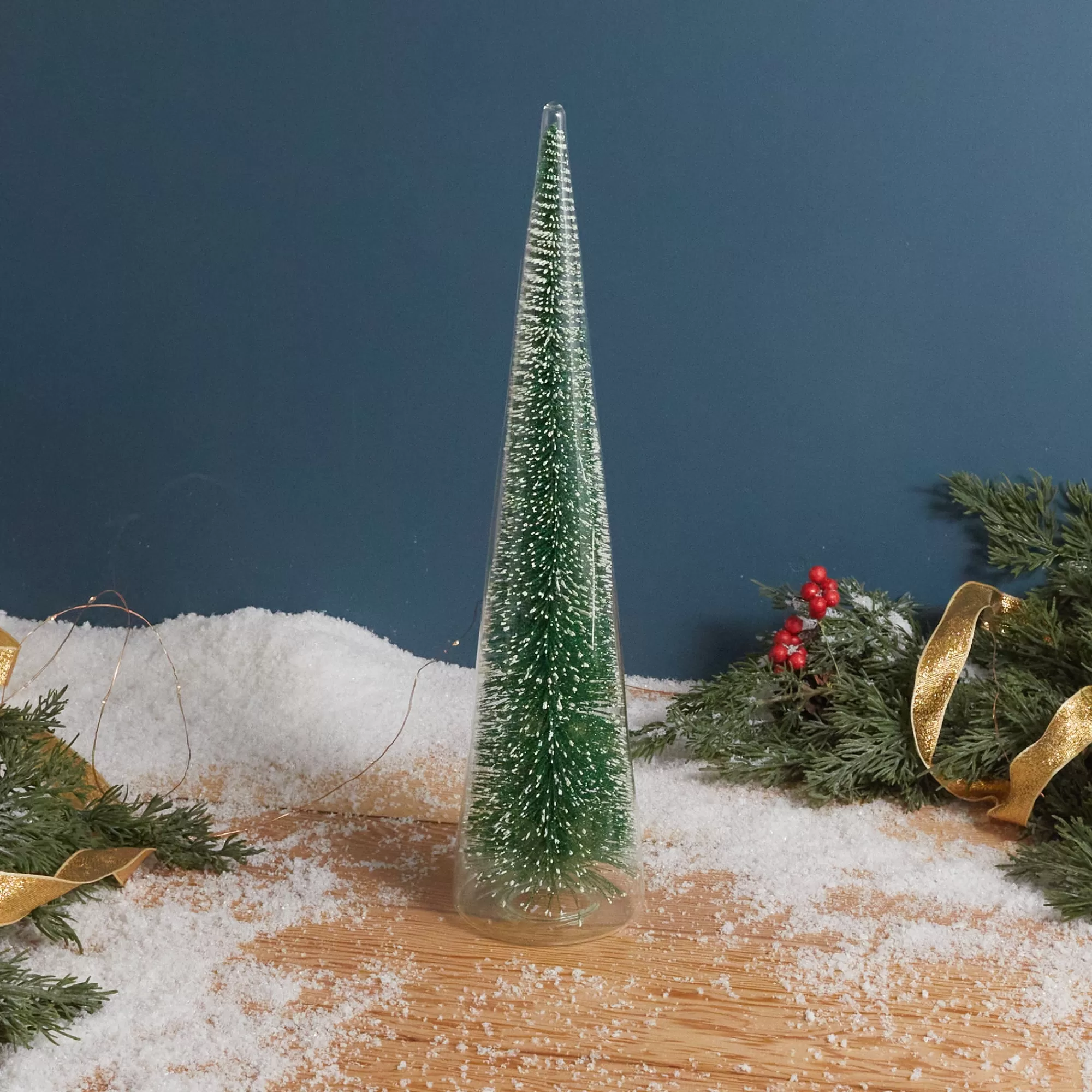 Cheap Be Home Modern Tree with Green Glitter, XL