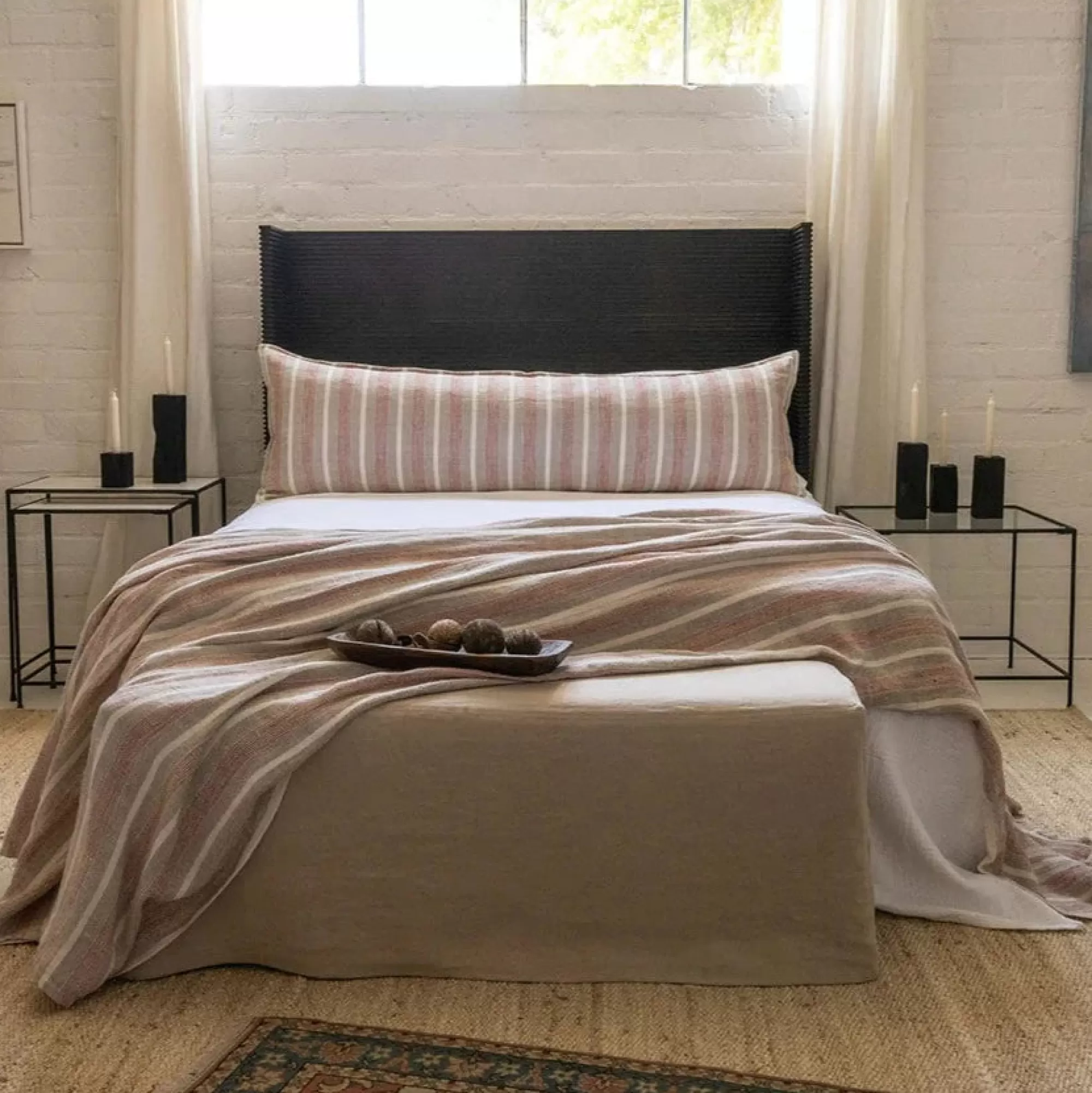 Shop Be Home Montecito Blanket, King, Terra Cotta & Natural