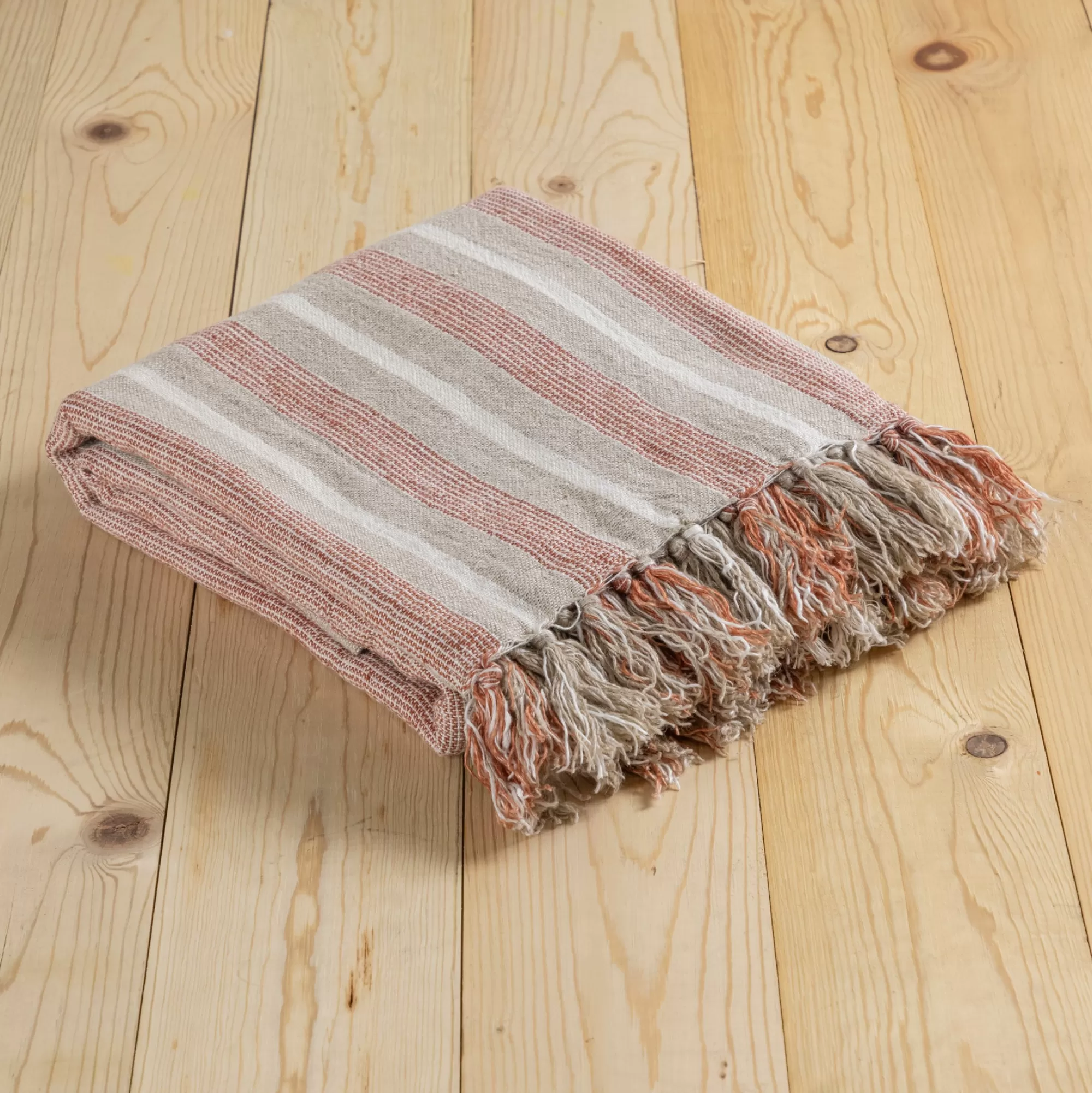 Sale Be Home Montecito Oversized Throw, Terra Cotta & Natural