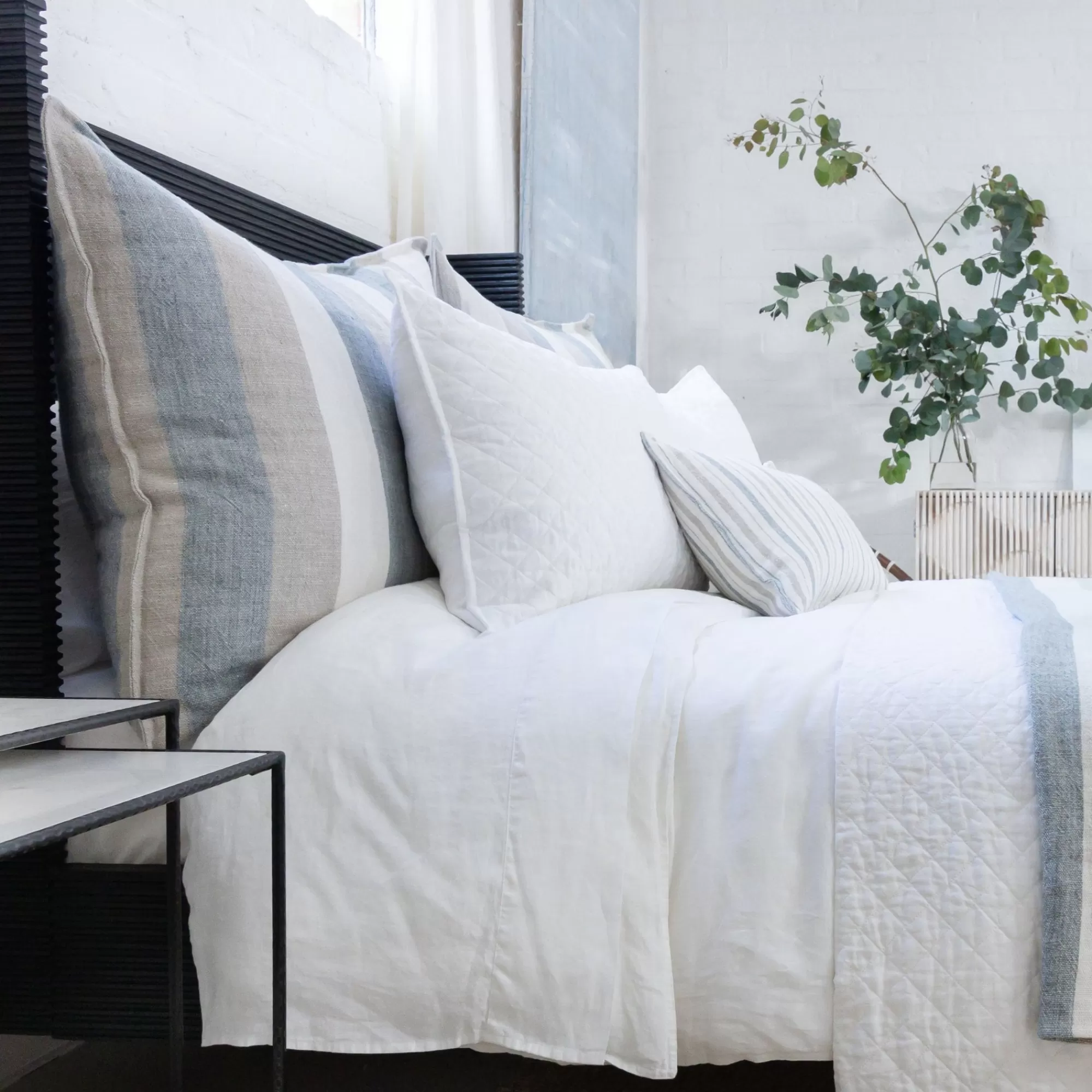 Clearance Be Home Monterey Big Pillow, Ocean, Natural, & Flax