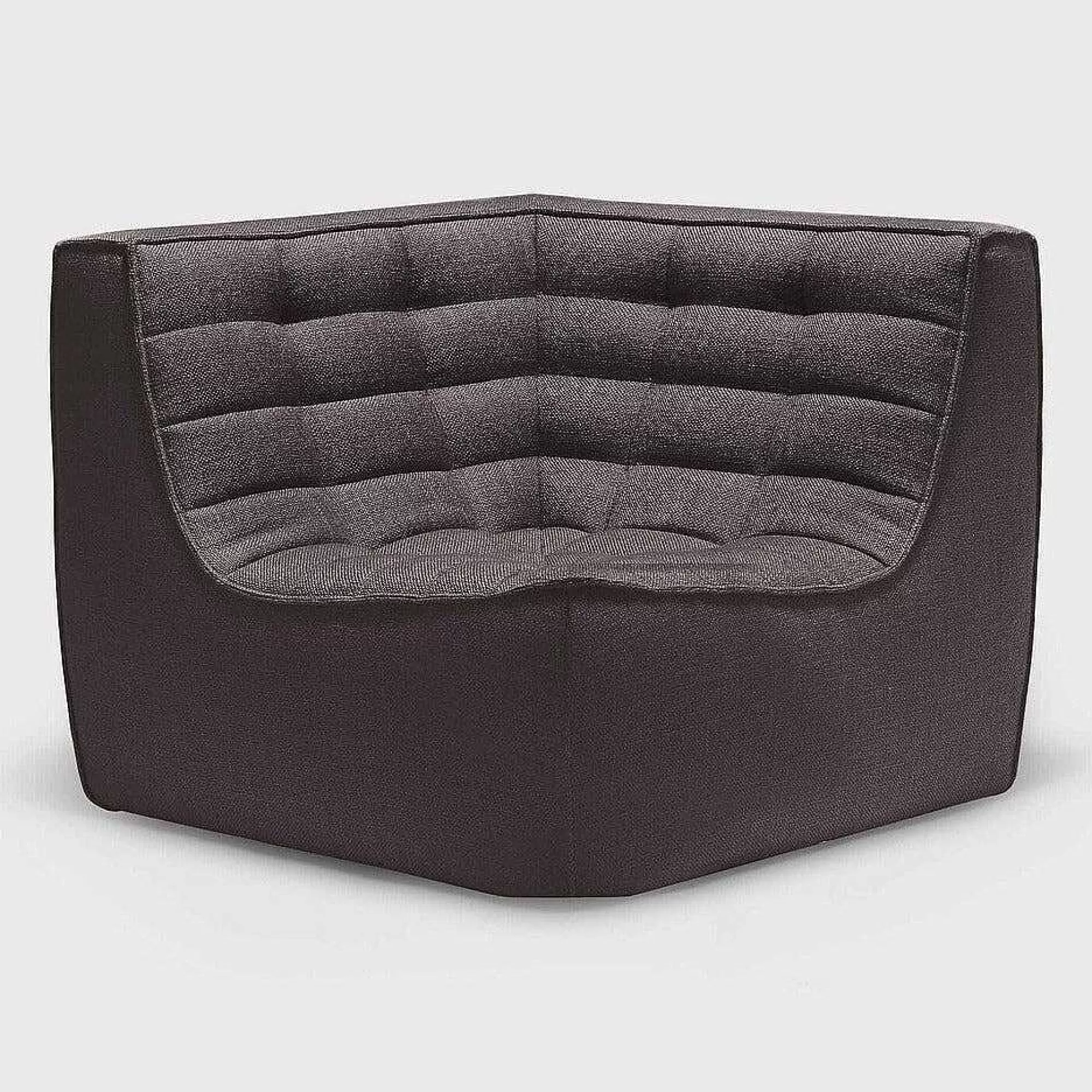 Be Home Sofas<N701 Corner Sofa, Dark Grey