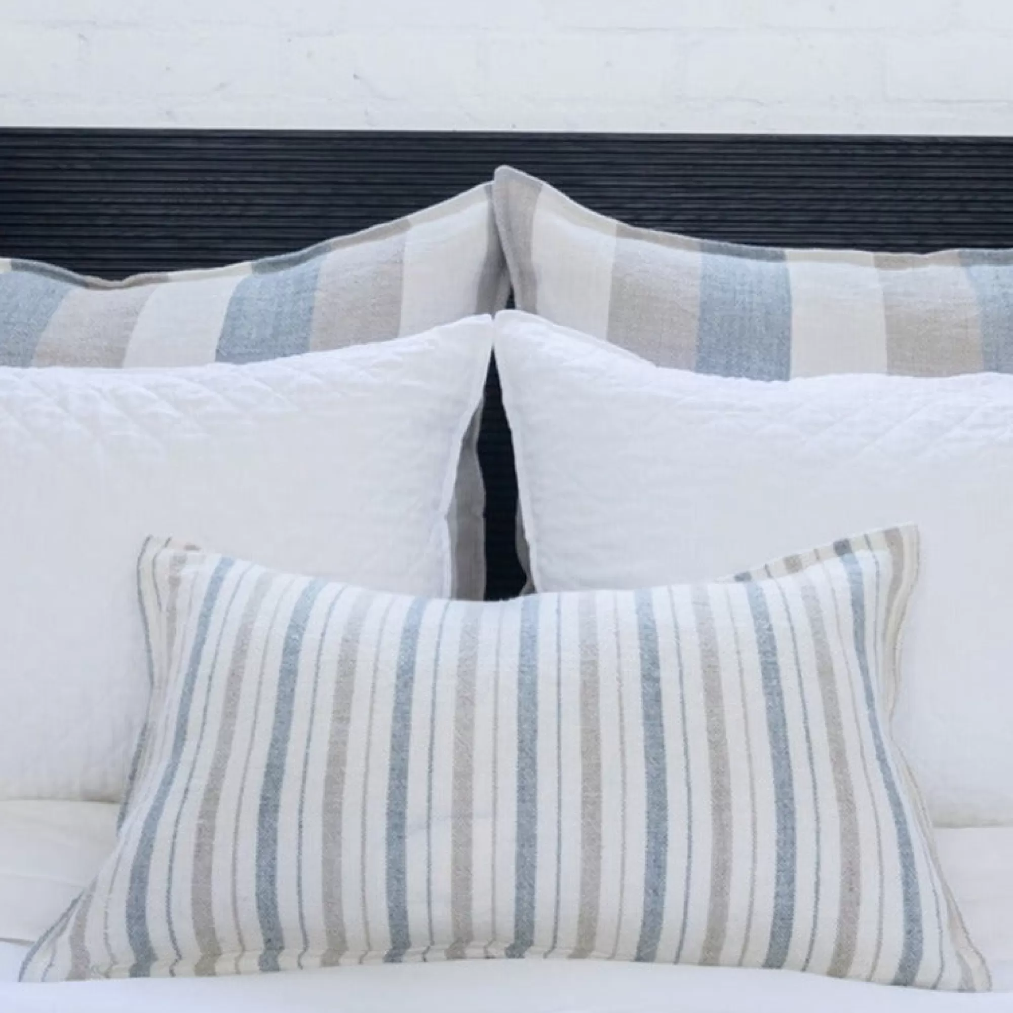 New Be Home Naples Rectangular Pillow, Ocean & Natural
