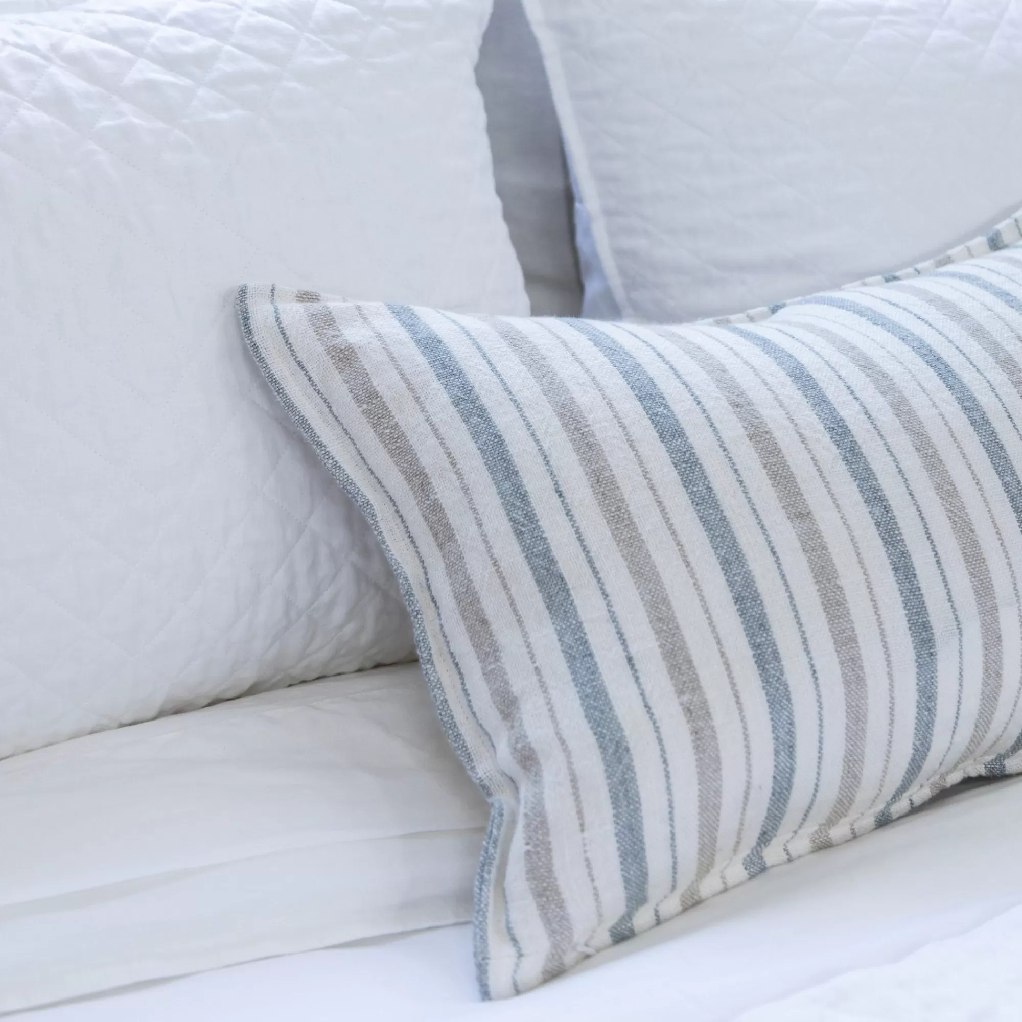New Be Home Naples Rectangular Pillow, Ocean & Natural
