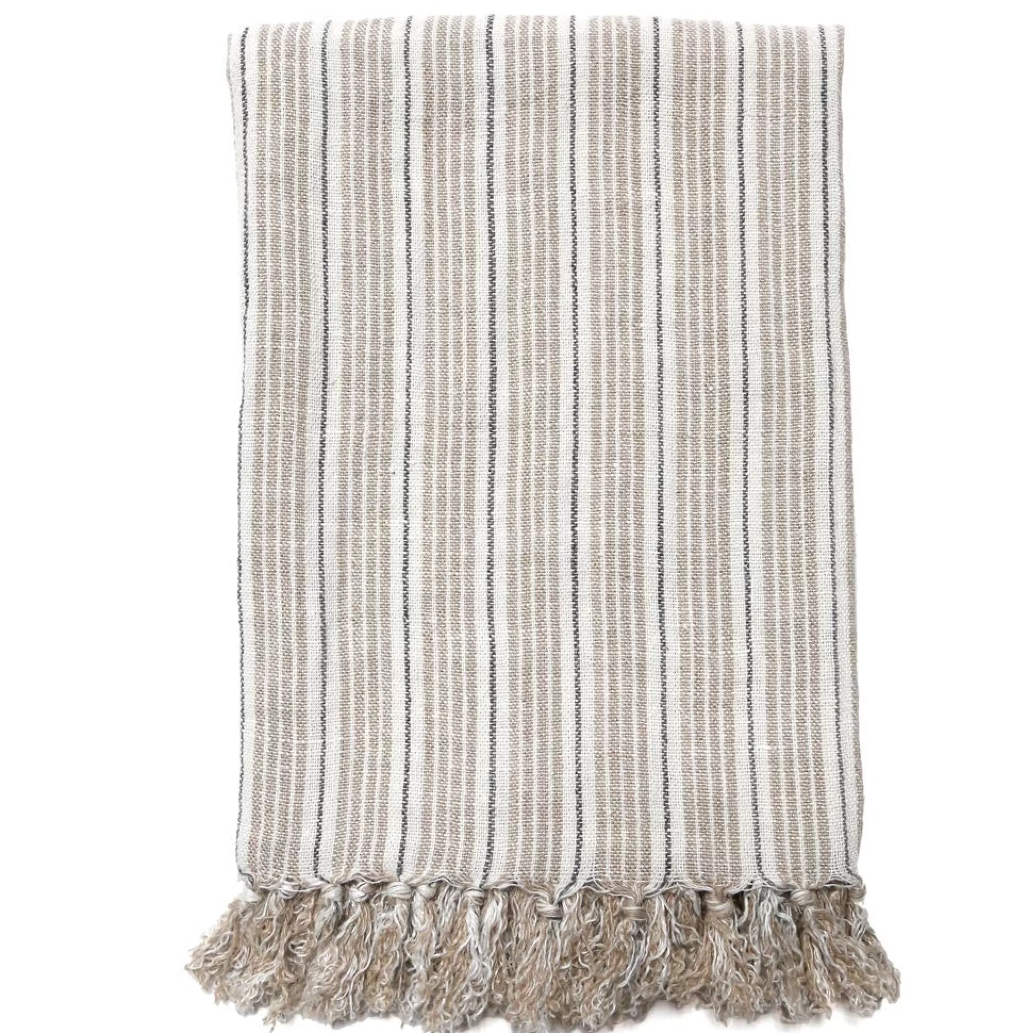 Shop Be Home Newport Blanket, King, Natural & Midnight