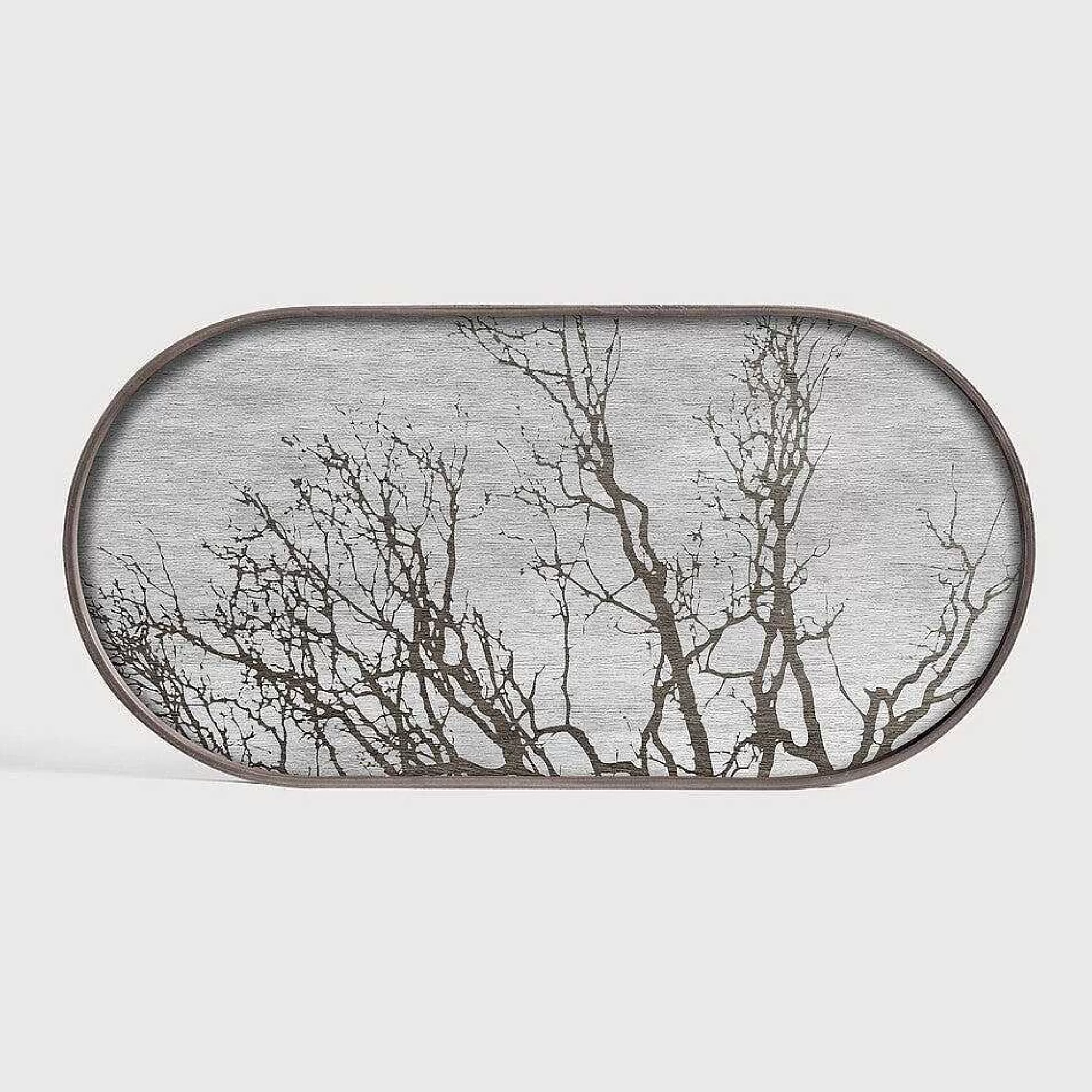 Be Home Trays<Oblong White Tree Tray, Medium