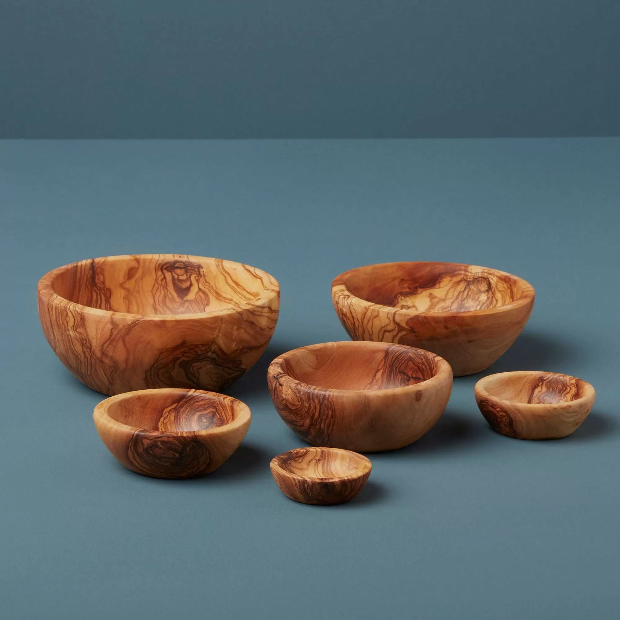Be Home Wood Serving Bowls<Olive Wood Nesting Bowls, Set of 6