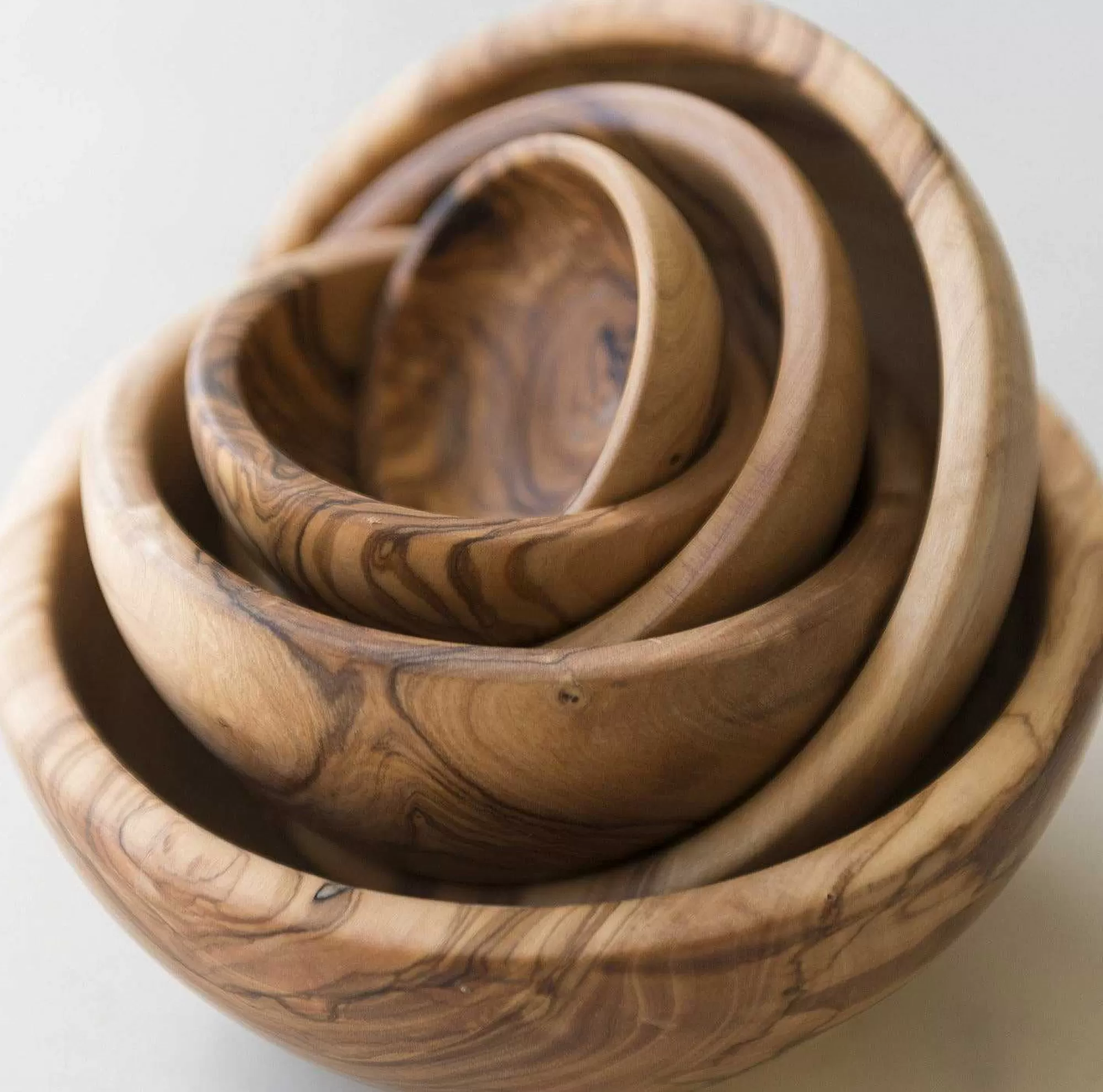 Be Home Wood Serving Bowls<Olive Wood Nesting Bowls, Set of 6