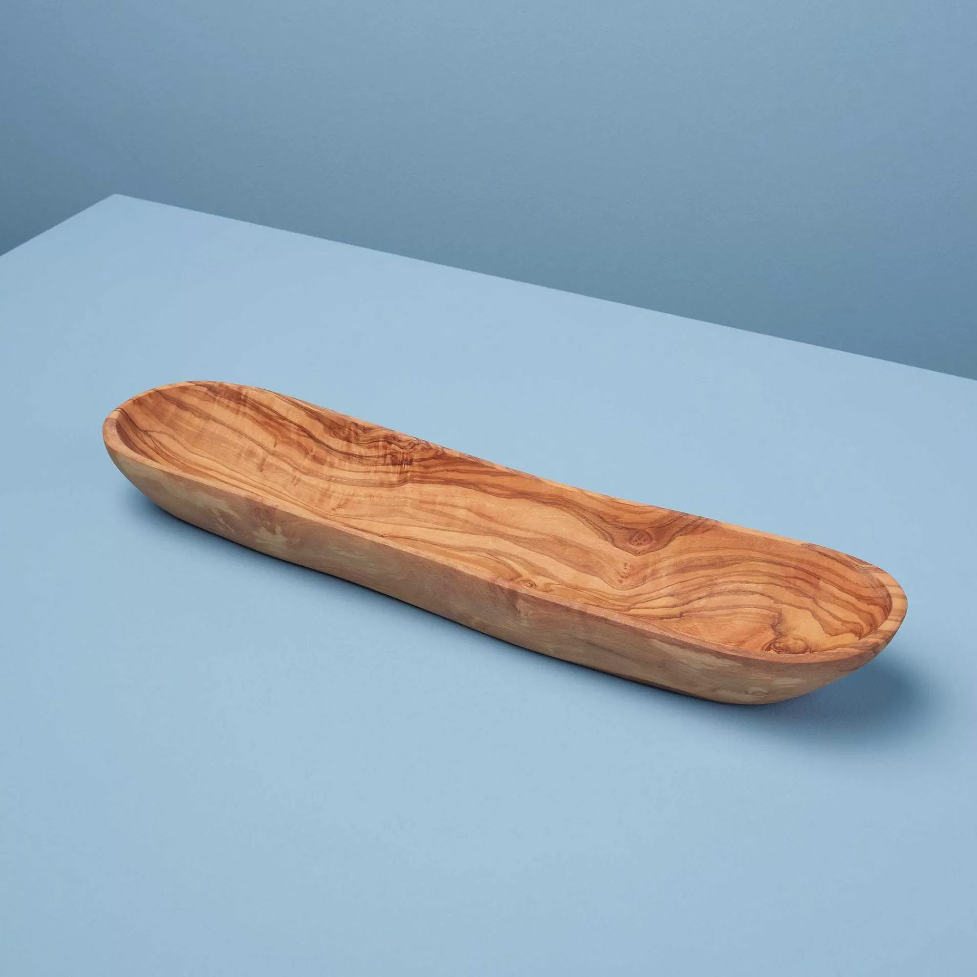 Be Home Wood Serving Bowls<Olive Wood Oval Dish, Large