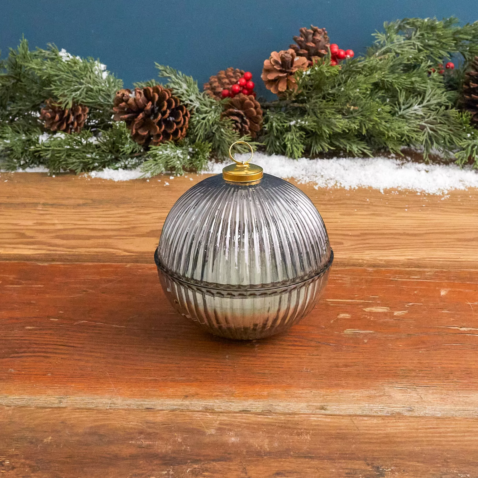 Flash Sale Be Home Onyx Luster Ornament Candle, Snowfall