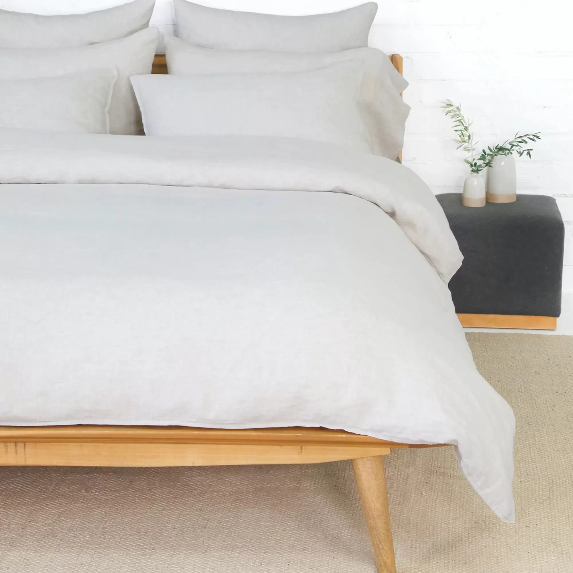 Online Be Home Parker Linen Standard Sham Set, Flax