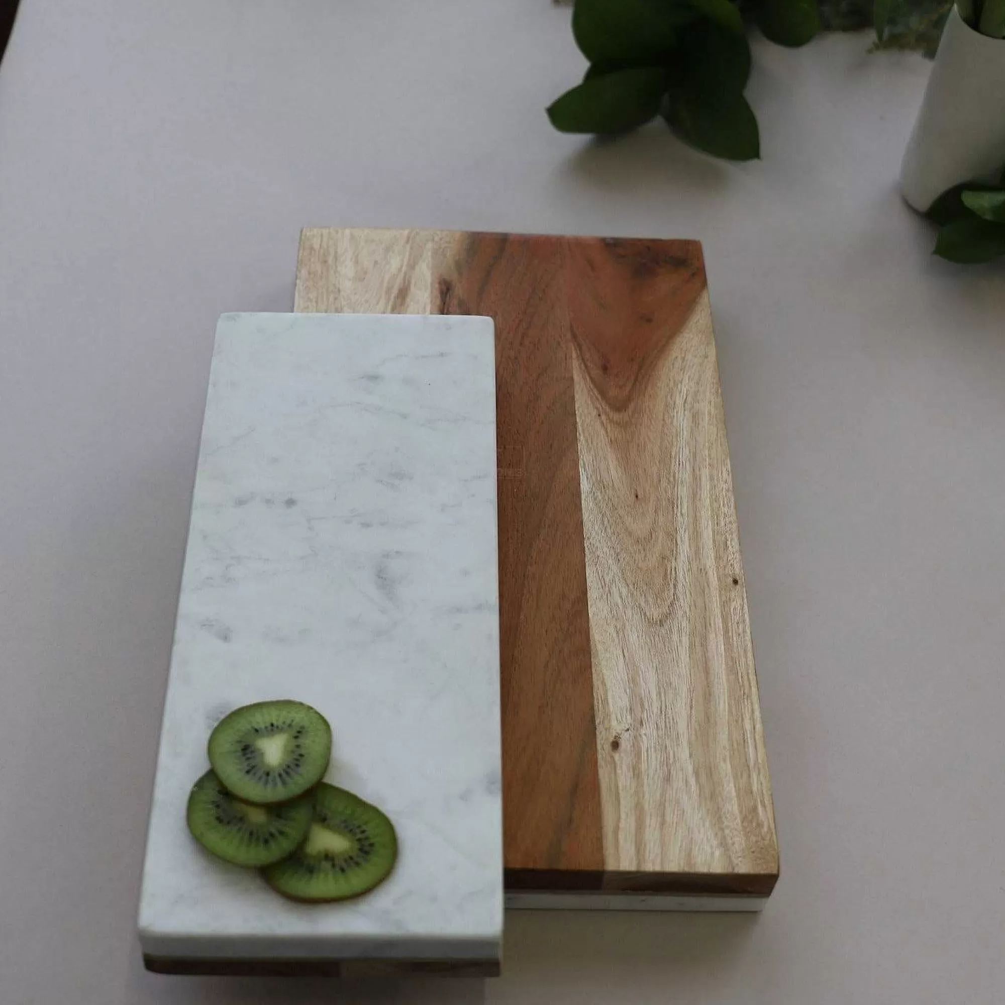Be Home Wood Serving Boards<Pavia Large Reversible Board