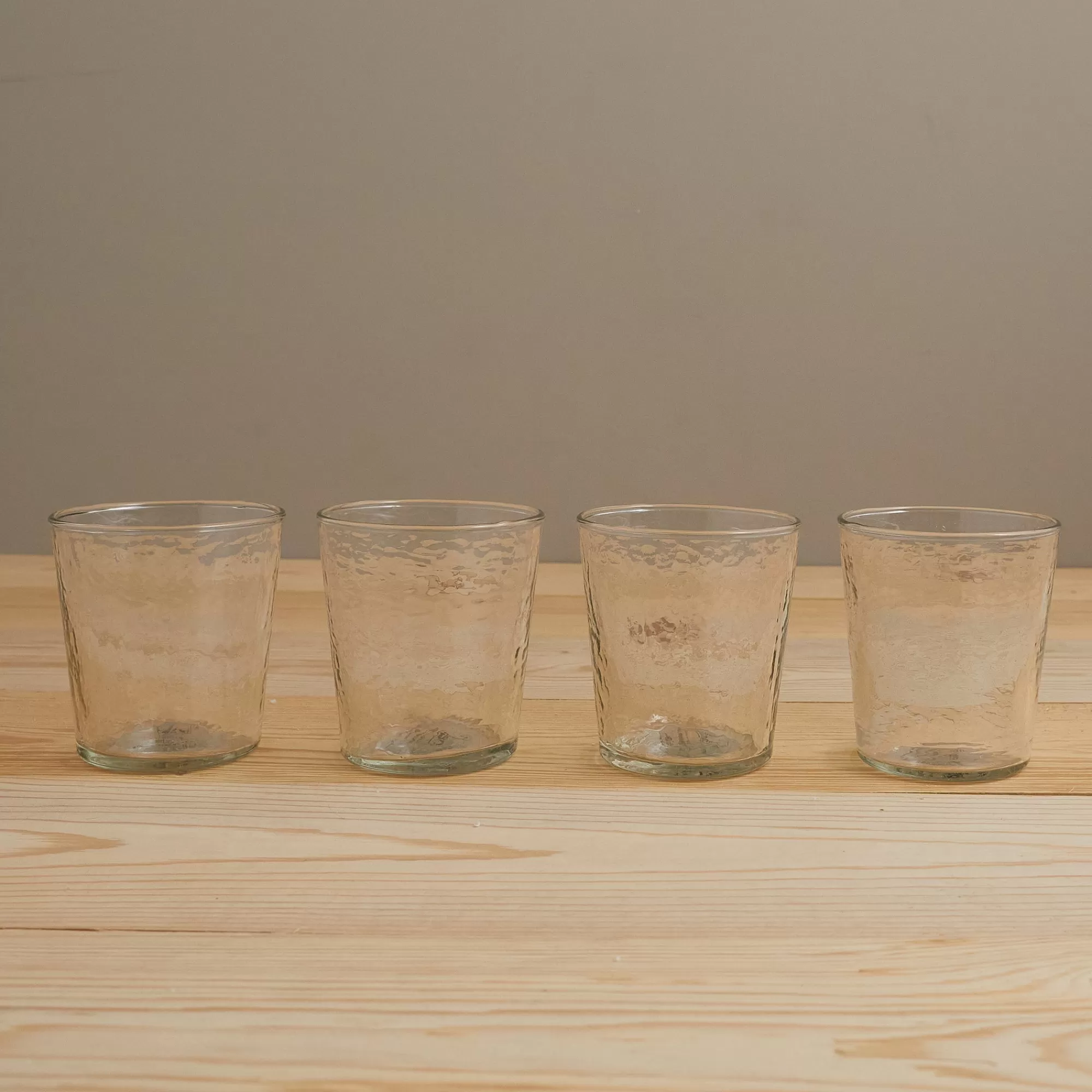 Outlet Be Home Pebble Glass Tumbler Short, Set of 4