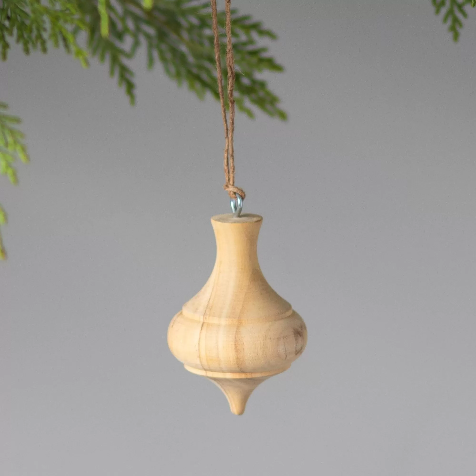 Cheap Be Home Pine Low Drop Spindle Ornament
