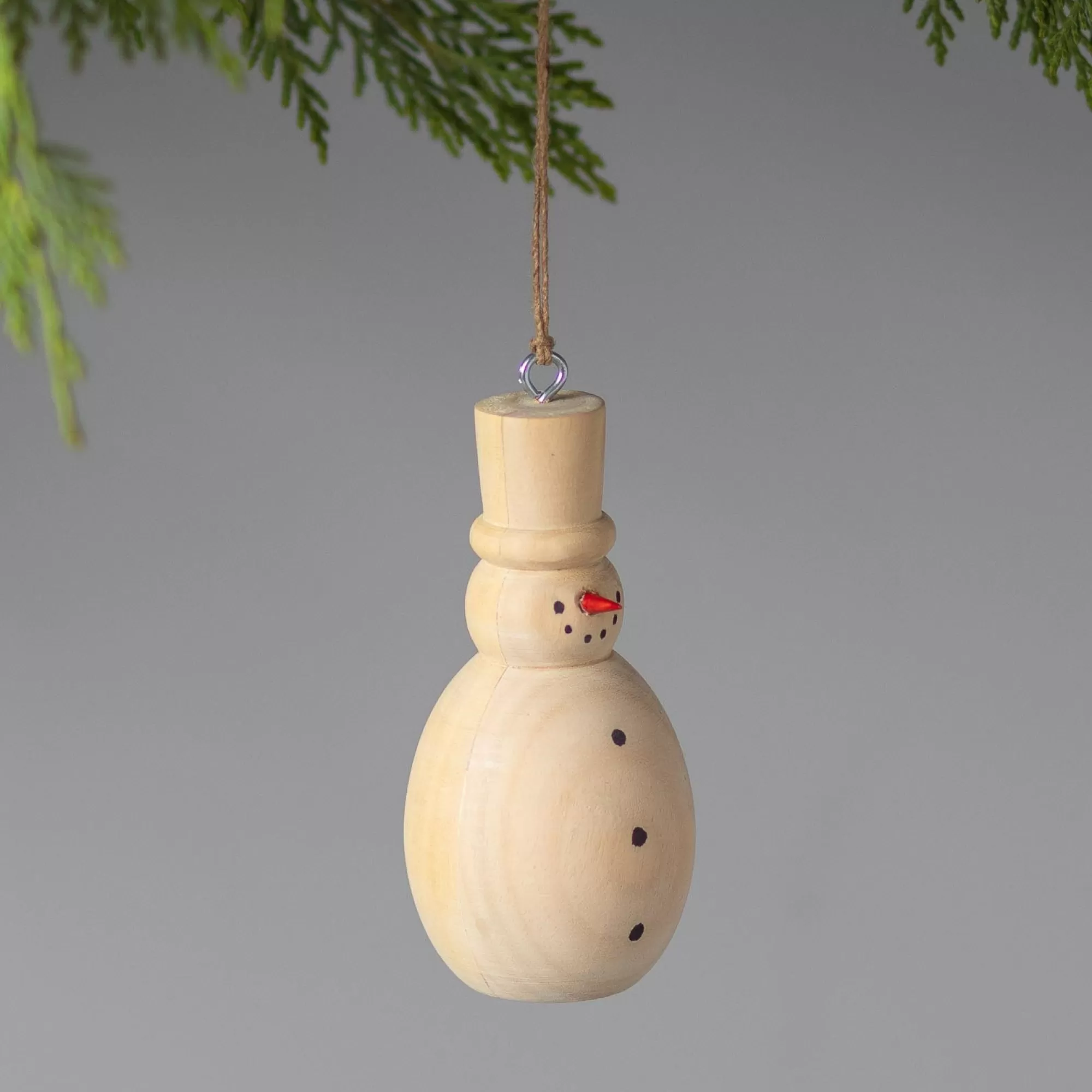 Fashion Be Home Pine Snowman Ornament