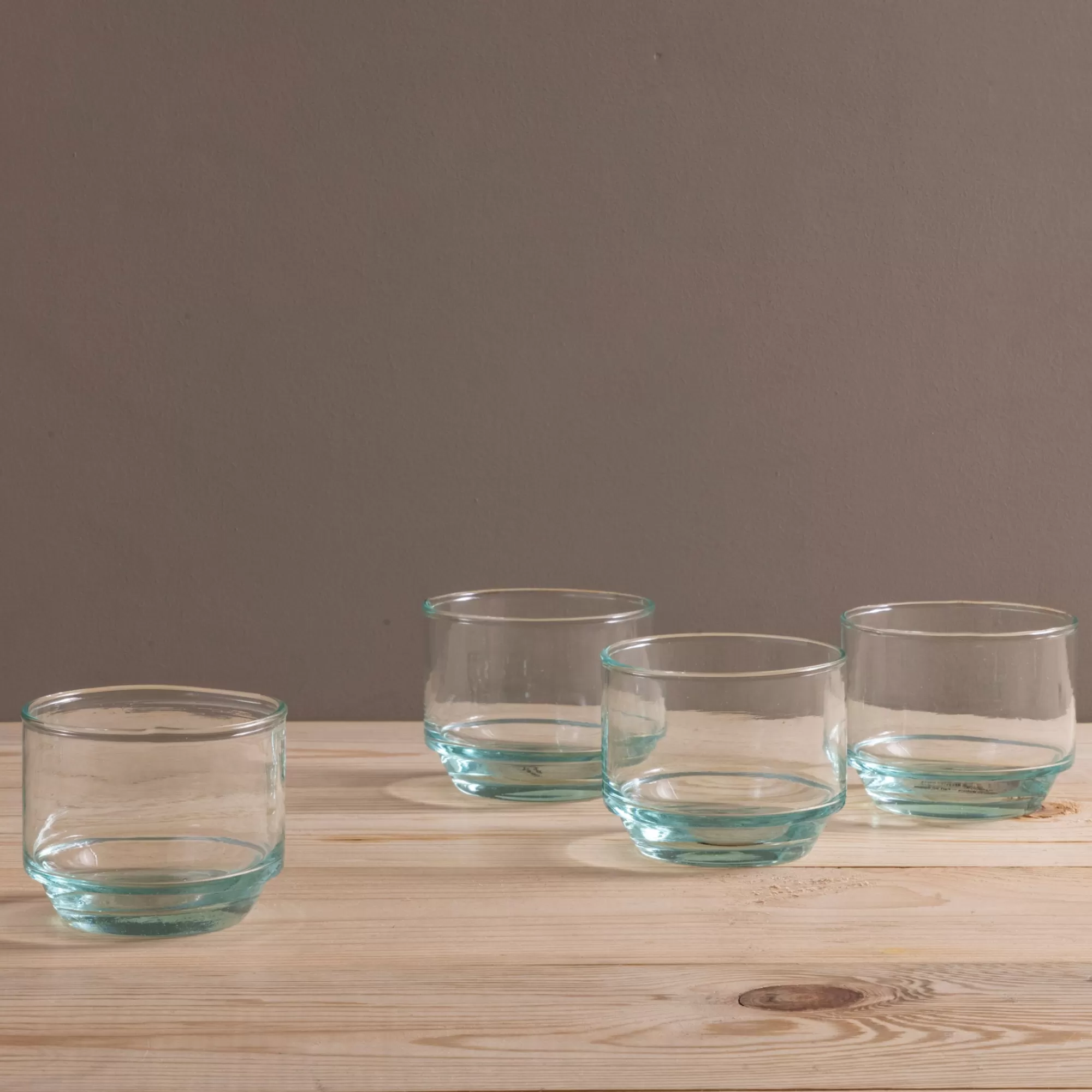Fashion Be Home Premium Recycled Short Stacking Tumbler, Set of 4