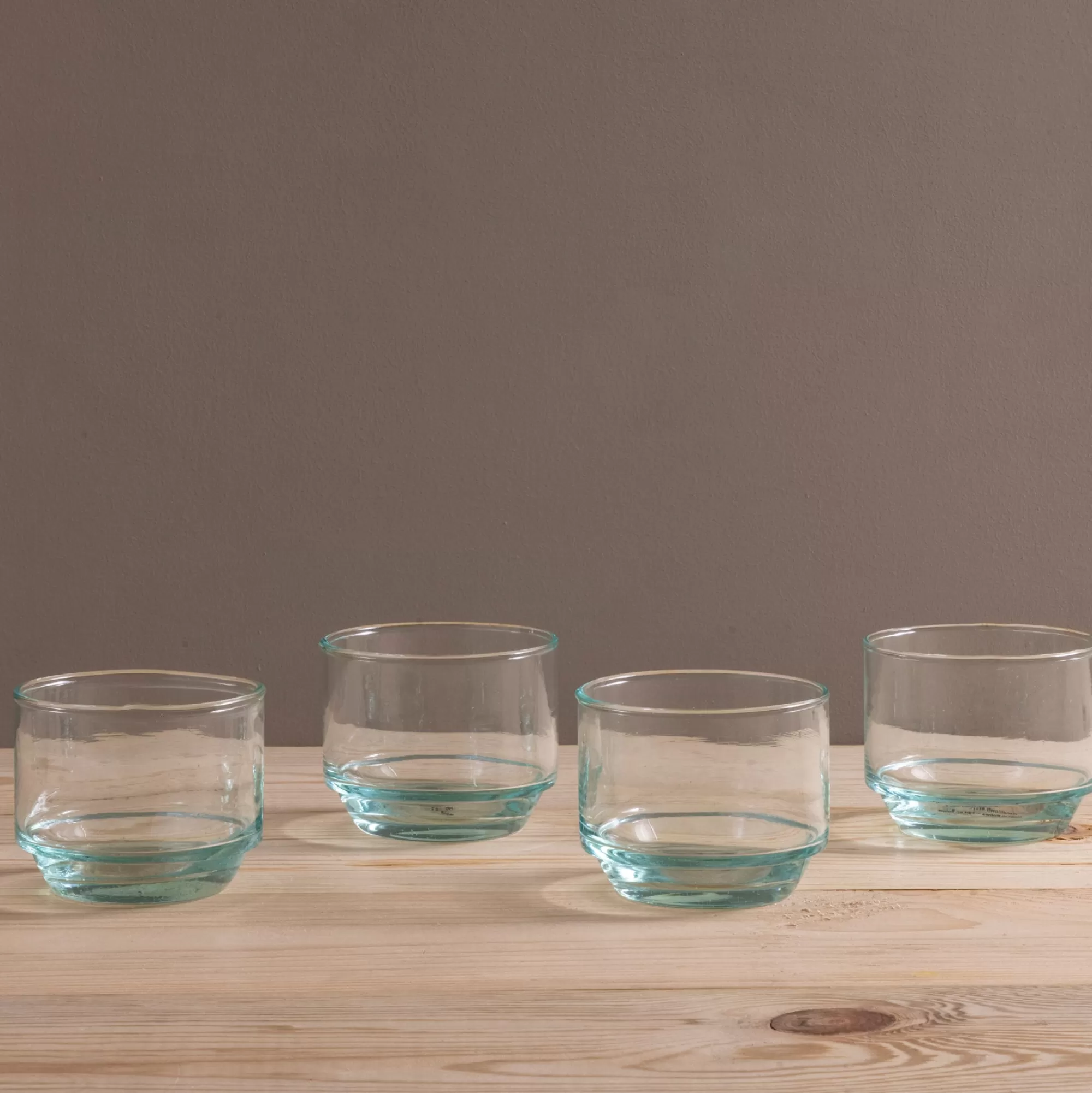 Fashion Be Home Premium Recycled Short Stacking Tumbler, Set of 4