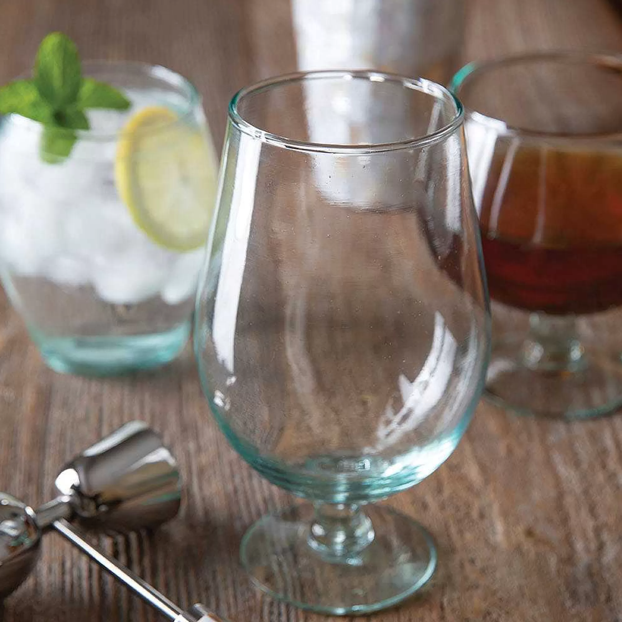 Be Home Cocktail Glassware<Premium Recycled Tulip Glass, Set of 4