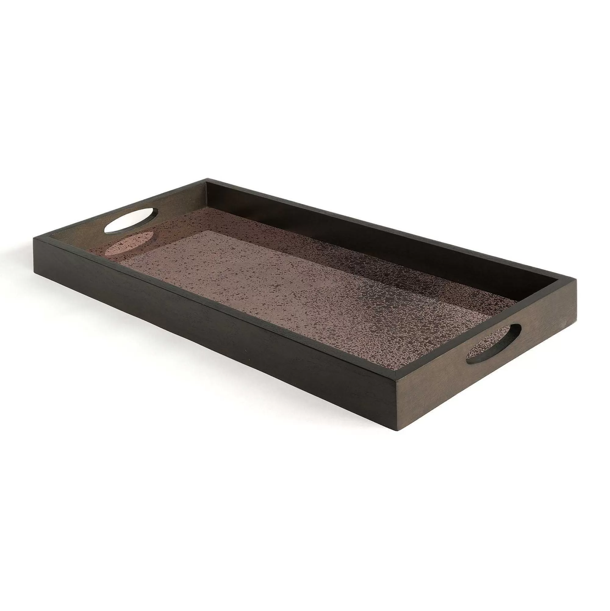 Be Home Trays<Rectangular Bronze Aged Mirror Tray, Medium