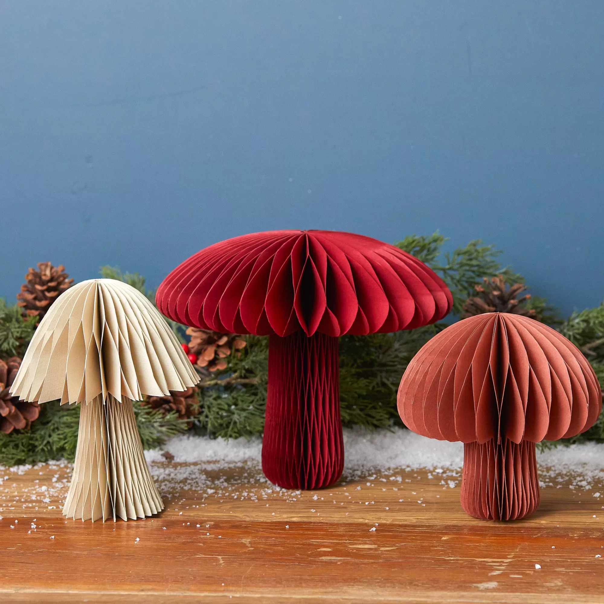 New Be Home Recycled Paper Toadstool Mushroom