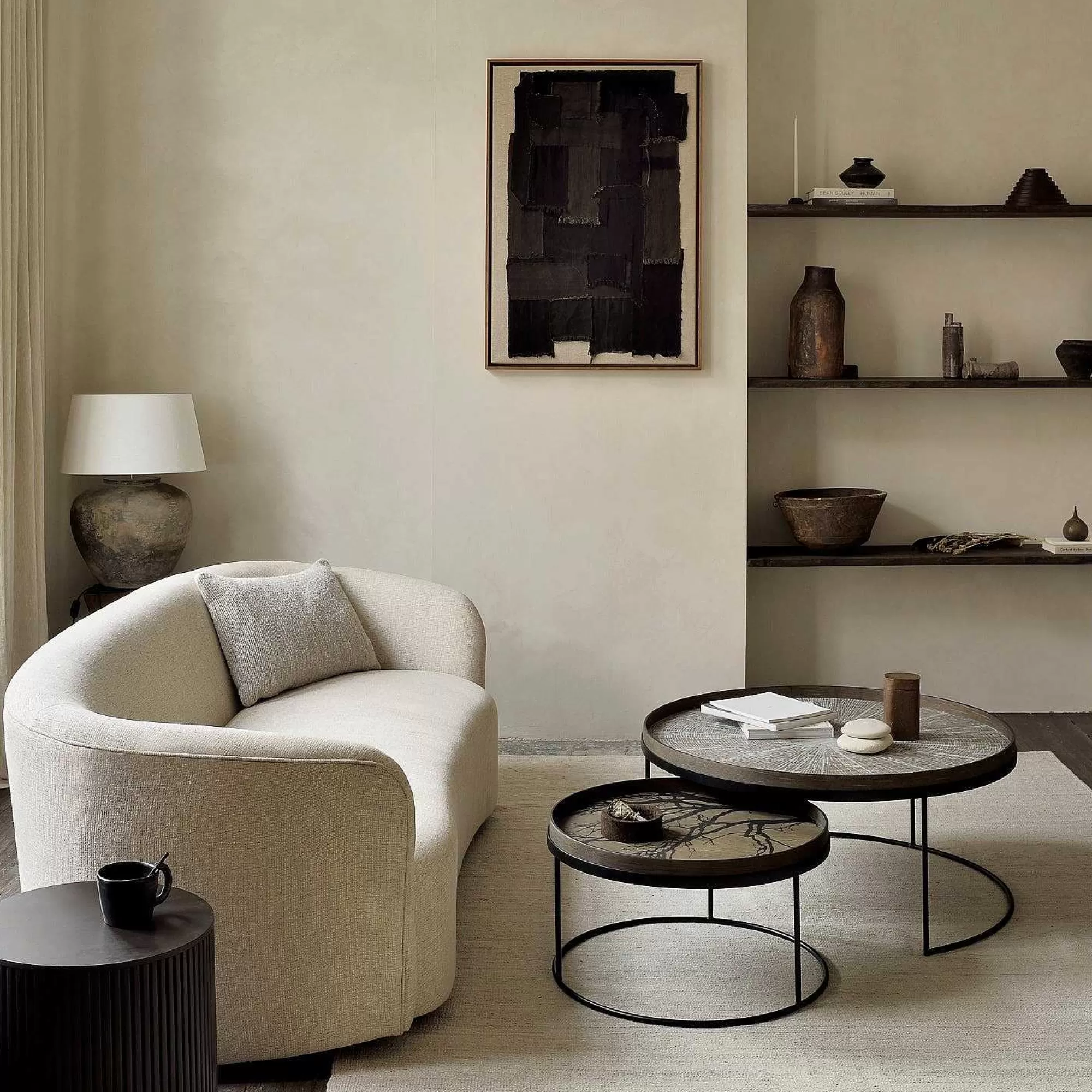 Be Home Coffee Tables<Round Tray Coffee Table Set, L & XL (Trays Not Included)
