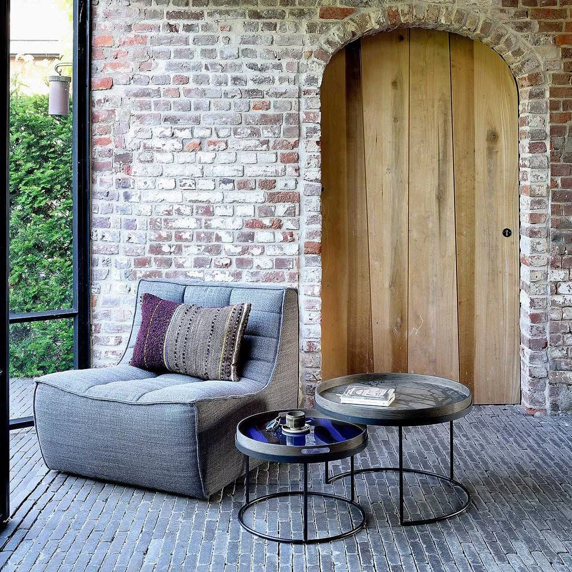 Be Home Coffee Tables<Round Tray Coffee Table Set, S & L (Trays Not Included)