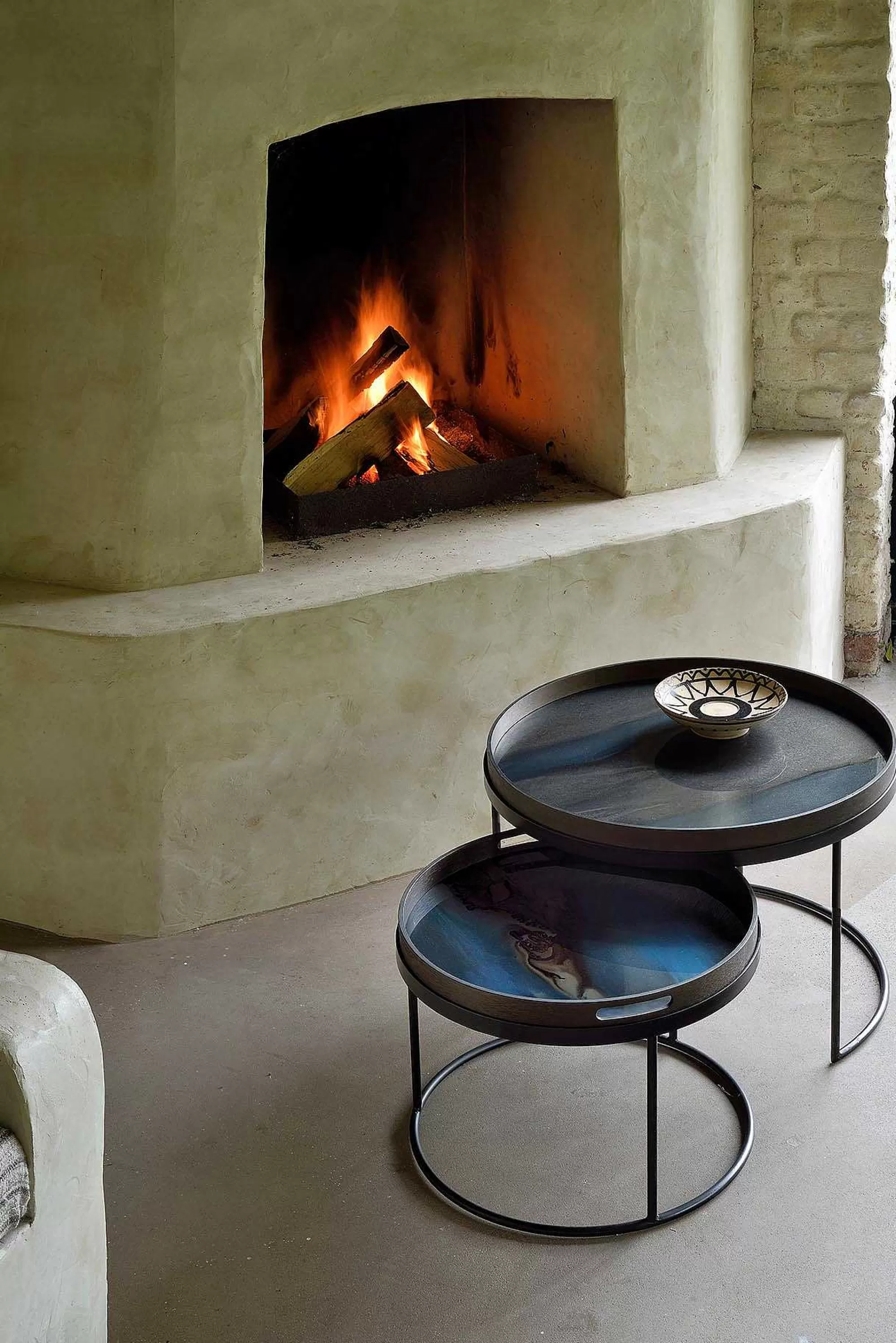 Be Home Coffee Tables<Round Tray Coffee Table Set, S & L (Trays Not Included)
