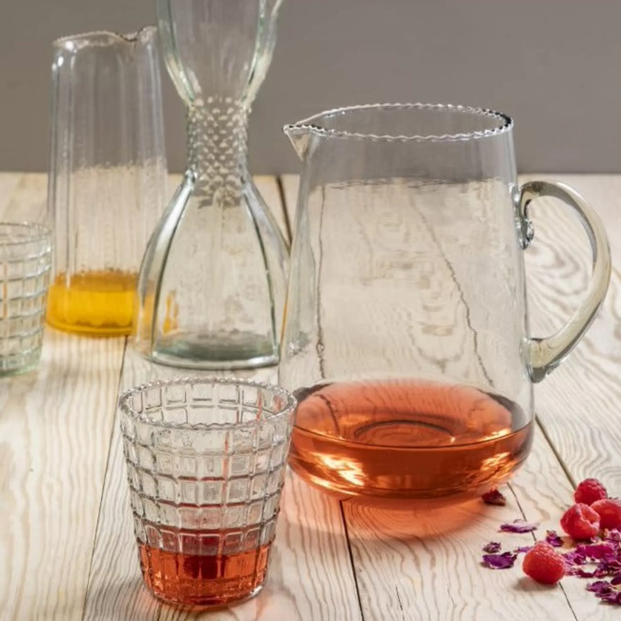 Flash Sale Be Home Ruffle Glass Pitcher