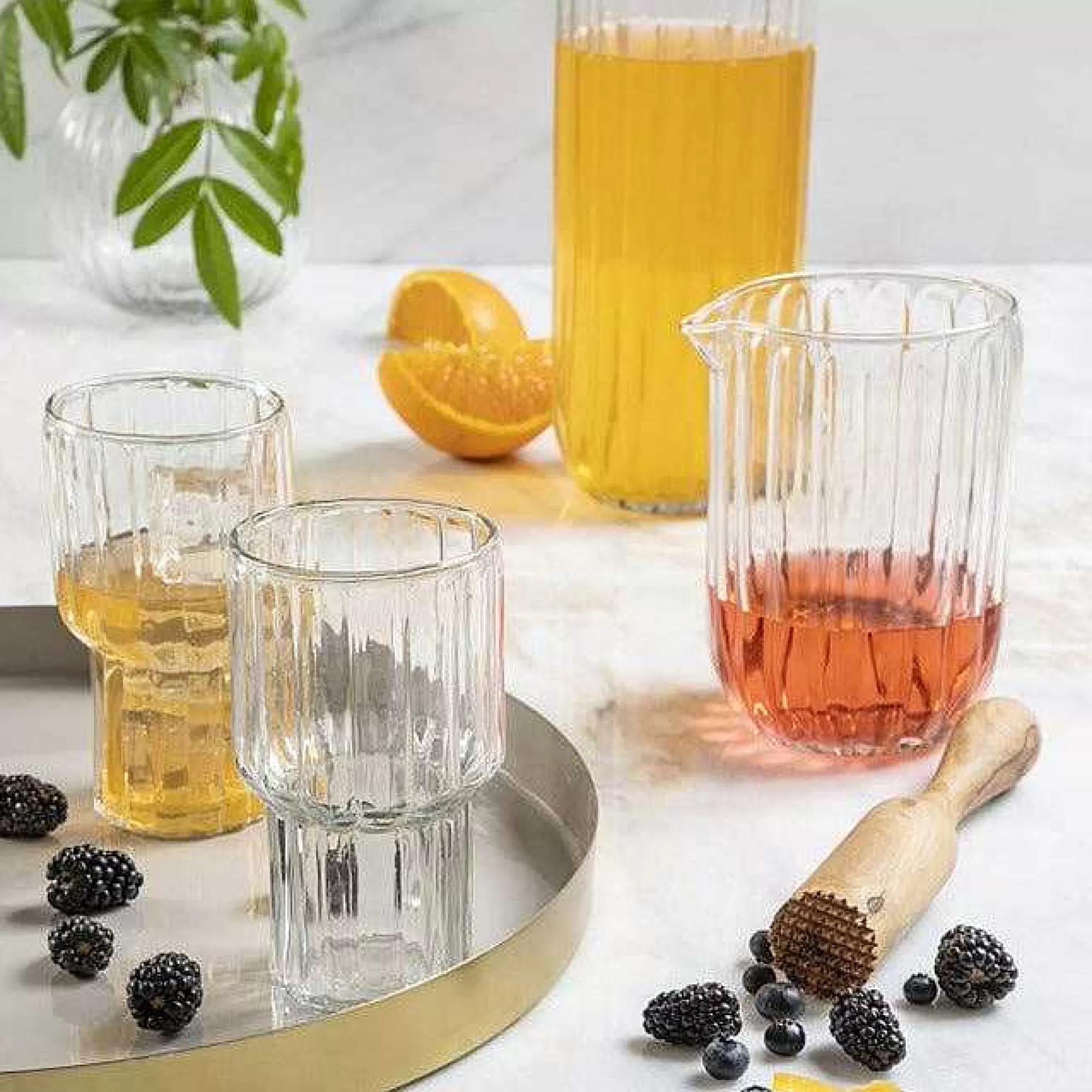 Be Home Cocktail Glassware<Shae Short Tumbler, Set of 4