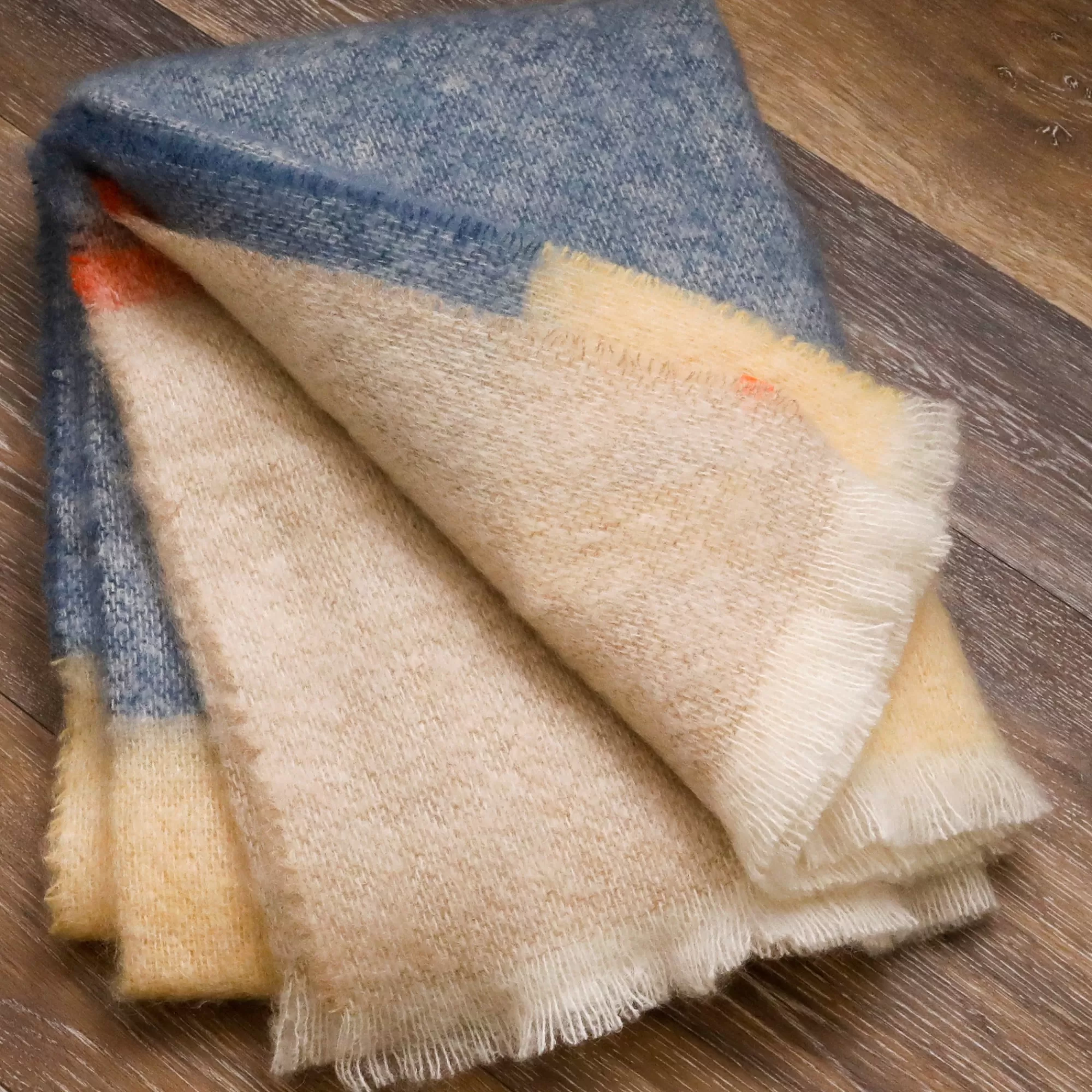 Clearance Be Home Silare Throw, Slate Blue
