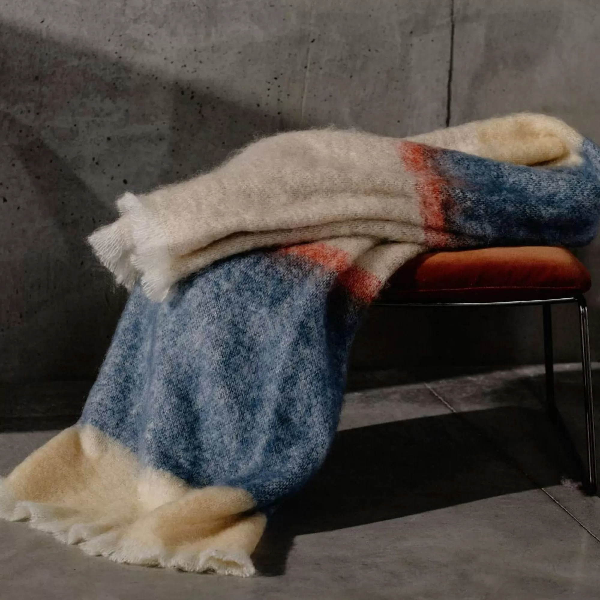 Clearance Be Home Silare Throw, Slate Blue