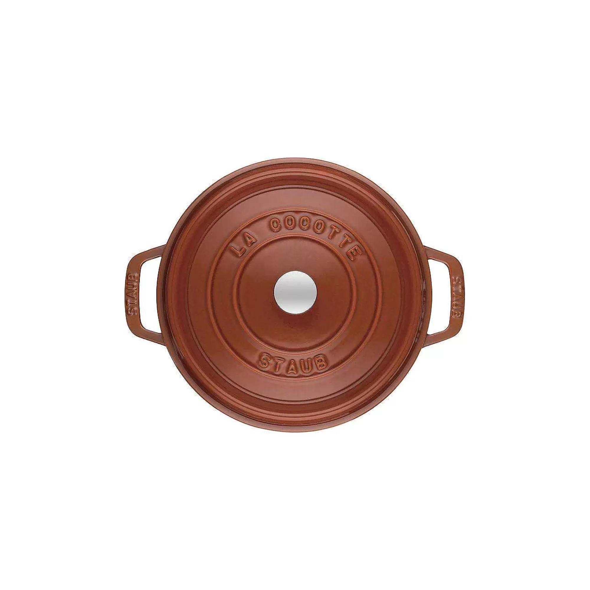 Be Home Cookware<Staub Round Cocotte, 7qt, Burnt Orange