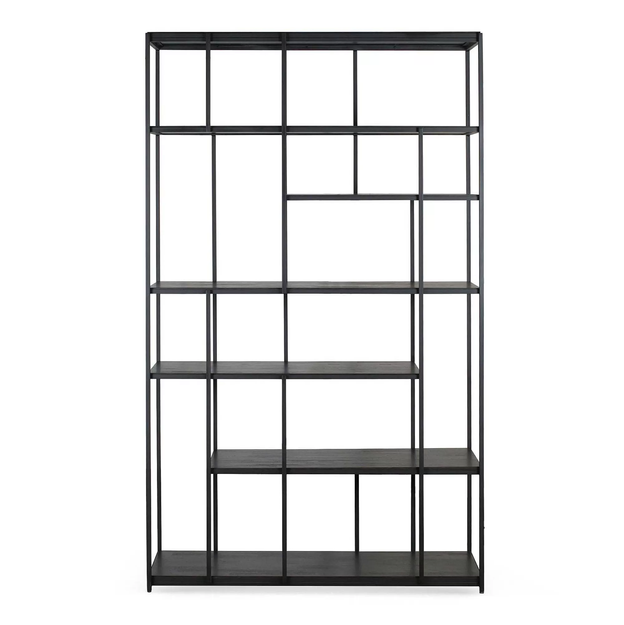 Be Home Shelving<Studio Solid Black Teak Rack