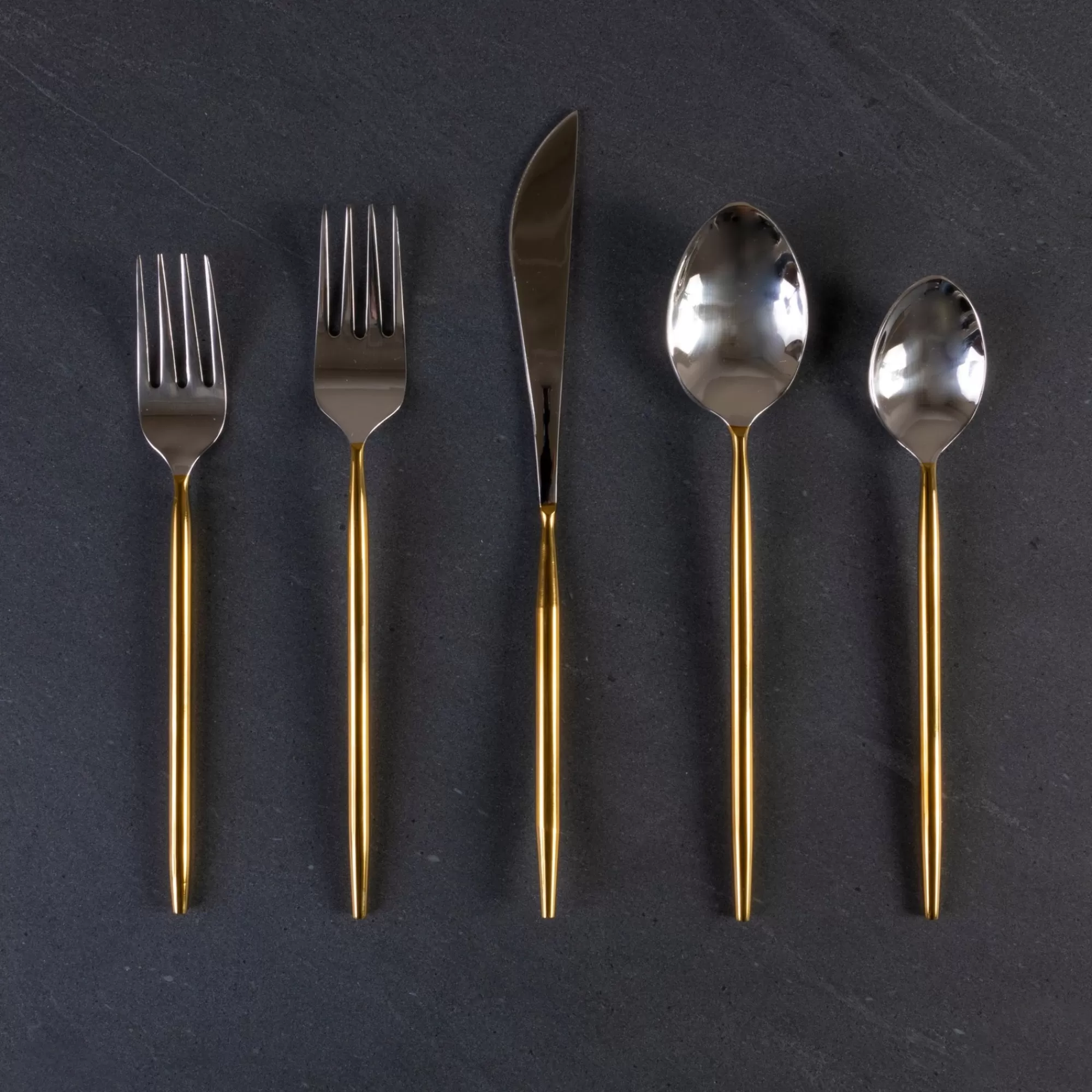 Fashion Be Home Sun and Moon Flatware, Set of 20