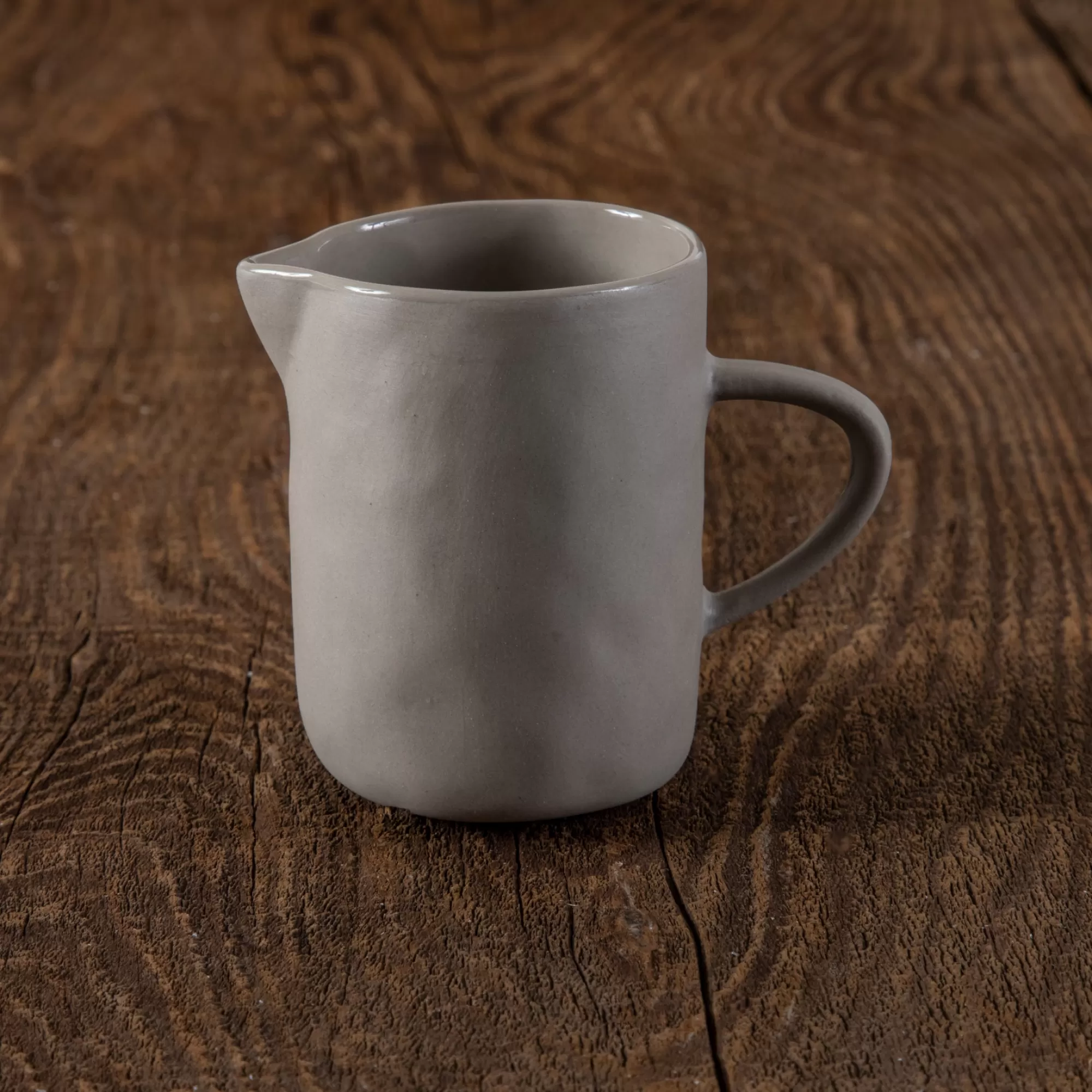 New Be Home Tam Stoneware Creamer, Sterling